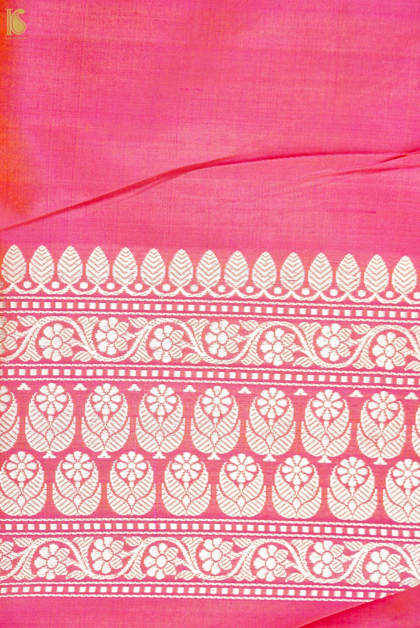 Handloom Banarasi Katan Silk Zari Vasket Saree