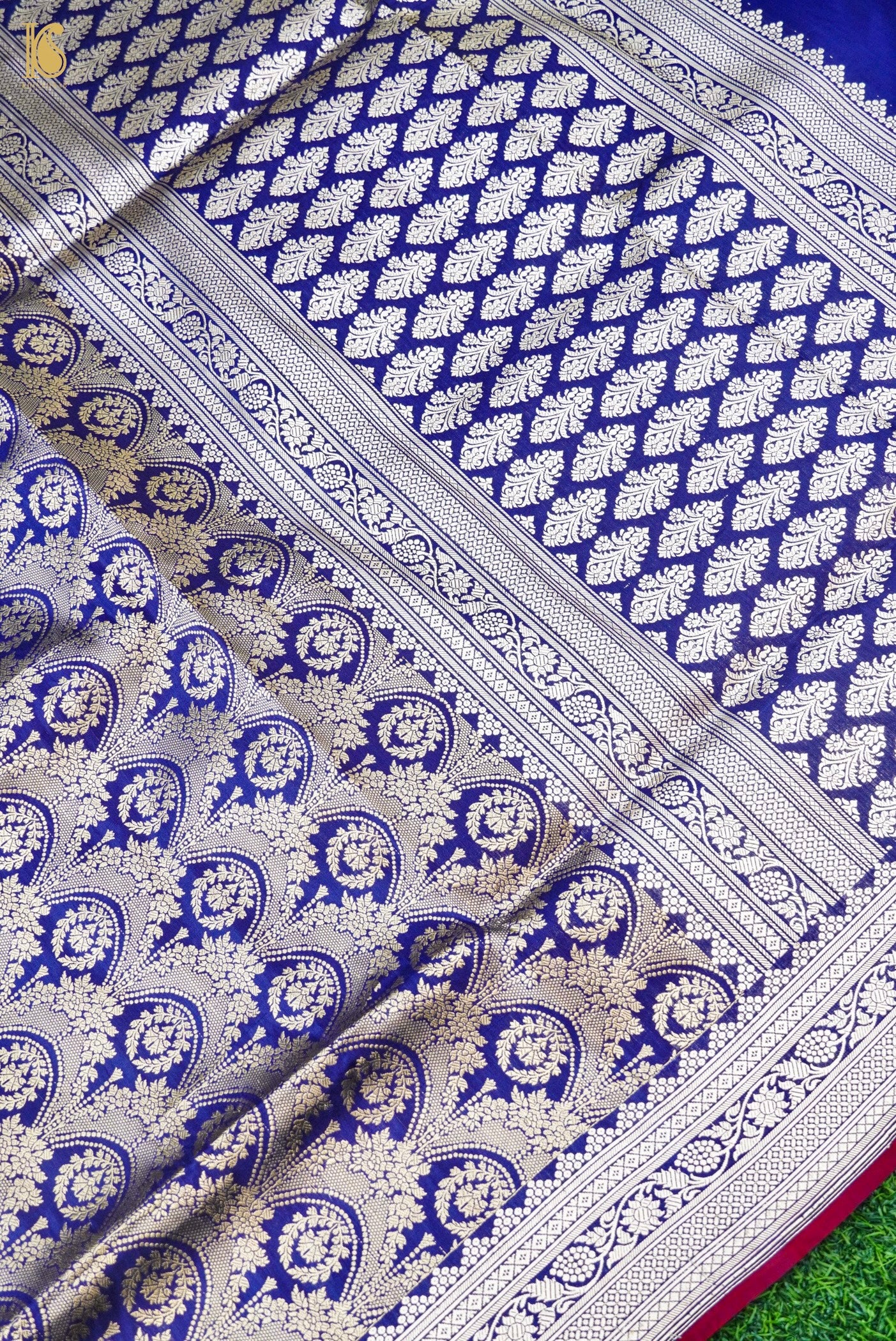 Handloom Banarasi Katan Silk Zari Vasket Saree