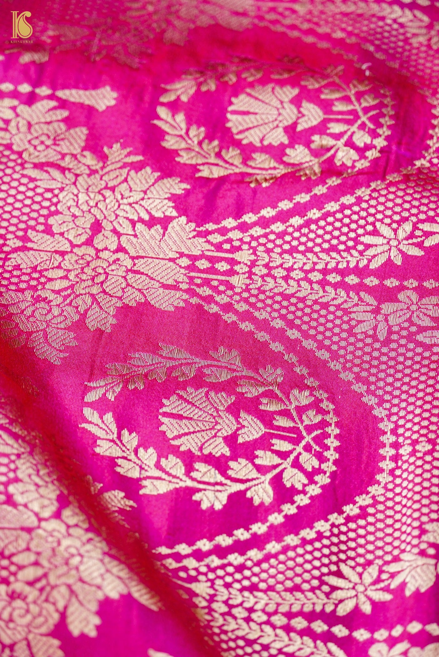 Handloom Banarasi Katan Silk Zari Vasket Saree