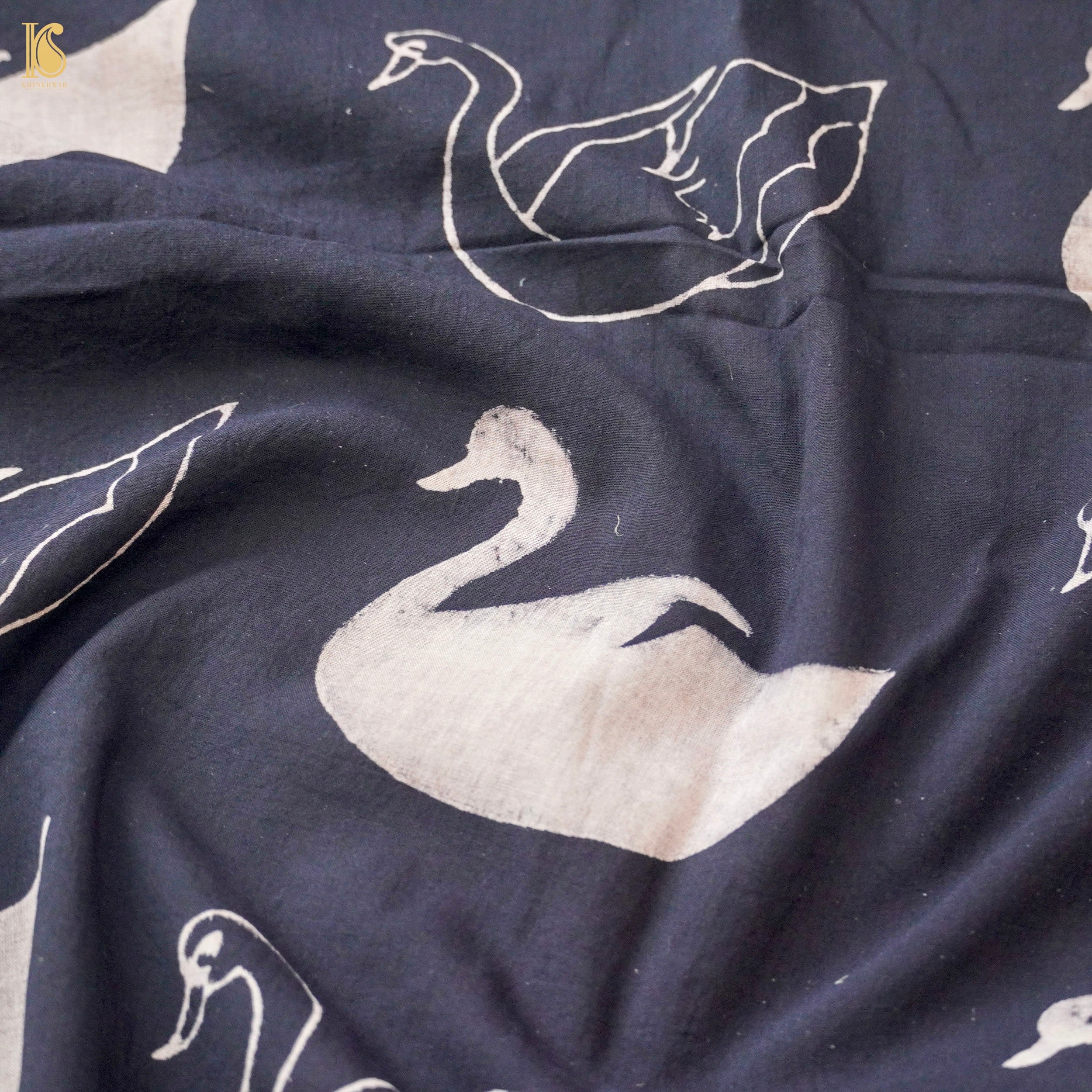 Hand Block Ajrakh Mul Cotton Fabric