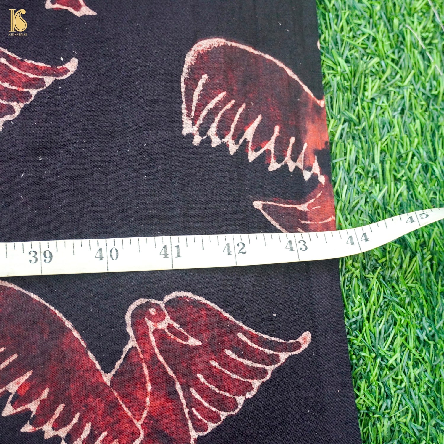 Hand Block Ajrakh Mul Cotton Fabric