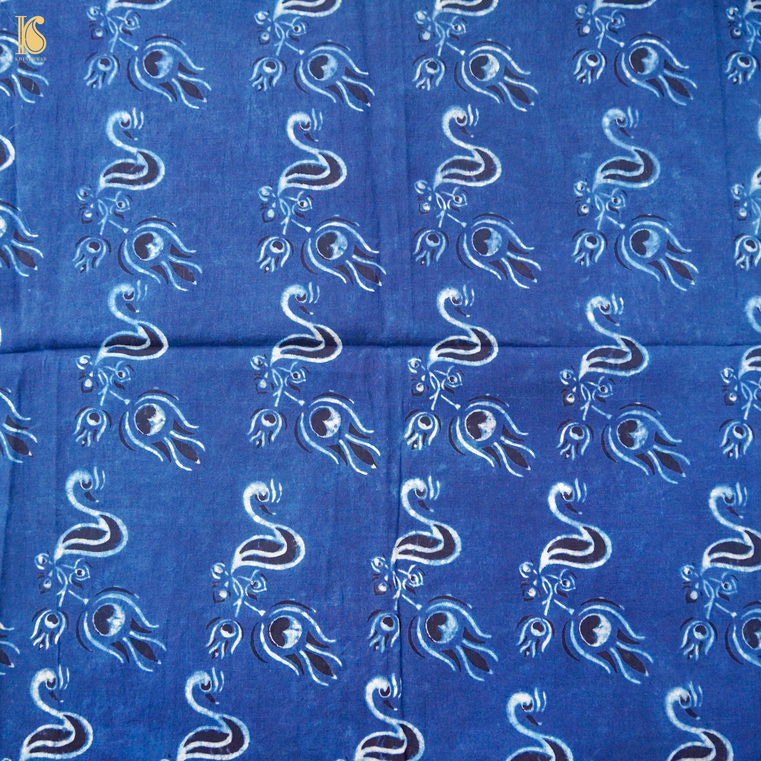 Hand Block Ajrakh Mul Cotton Fabric