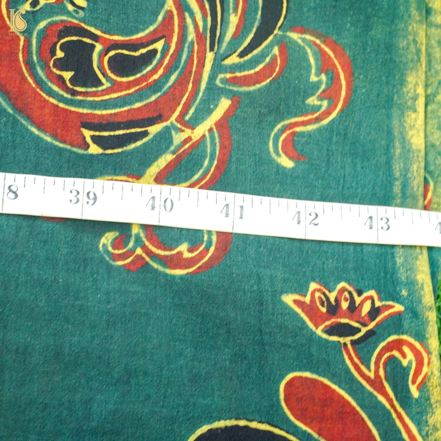 Hand Block Ajrakh Mul Cotton Fabric