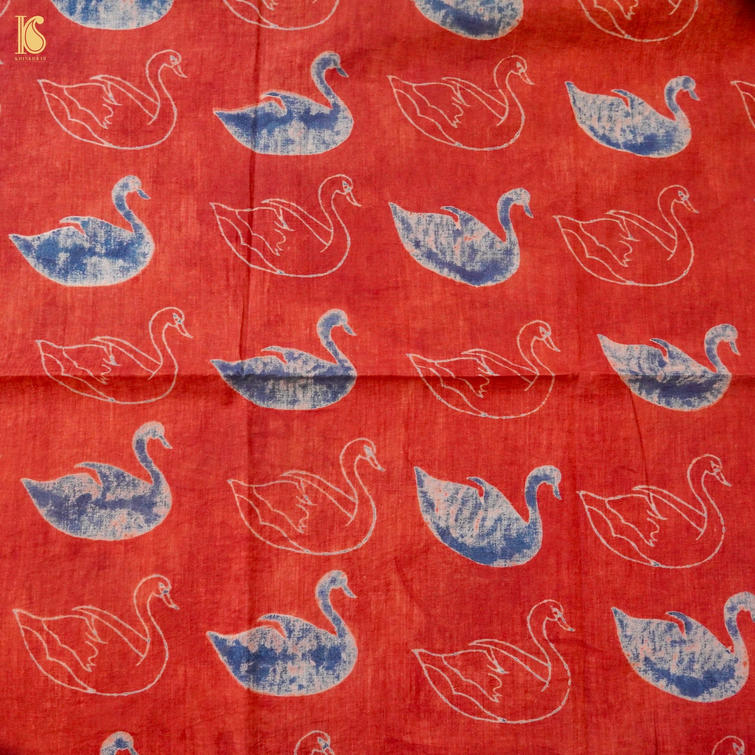 Hand Block Ajrakh Mul Cotton Fabric