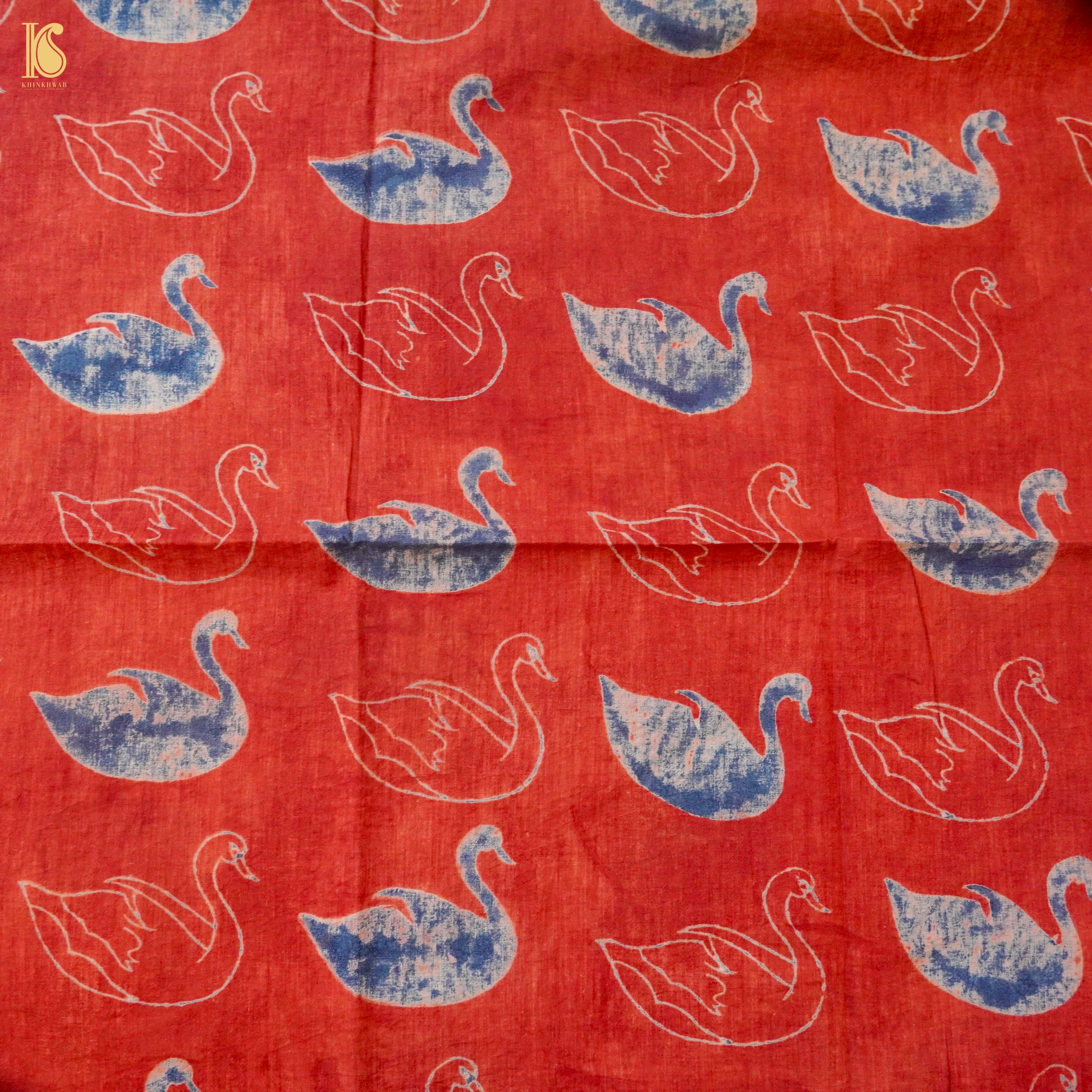 Hand Block Ajrakh Mul Cotton Fabric