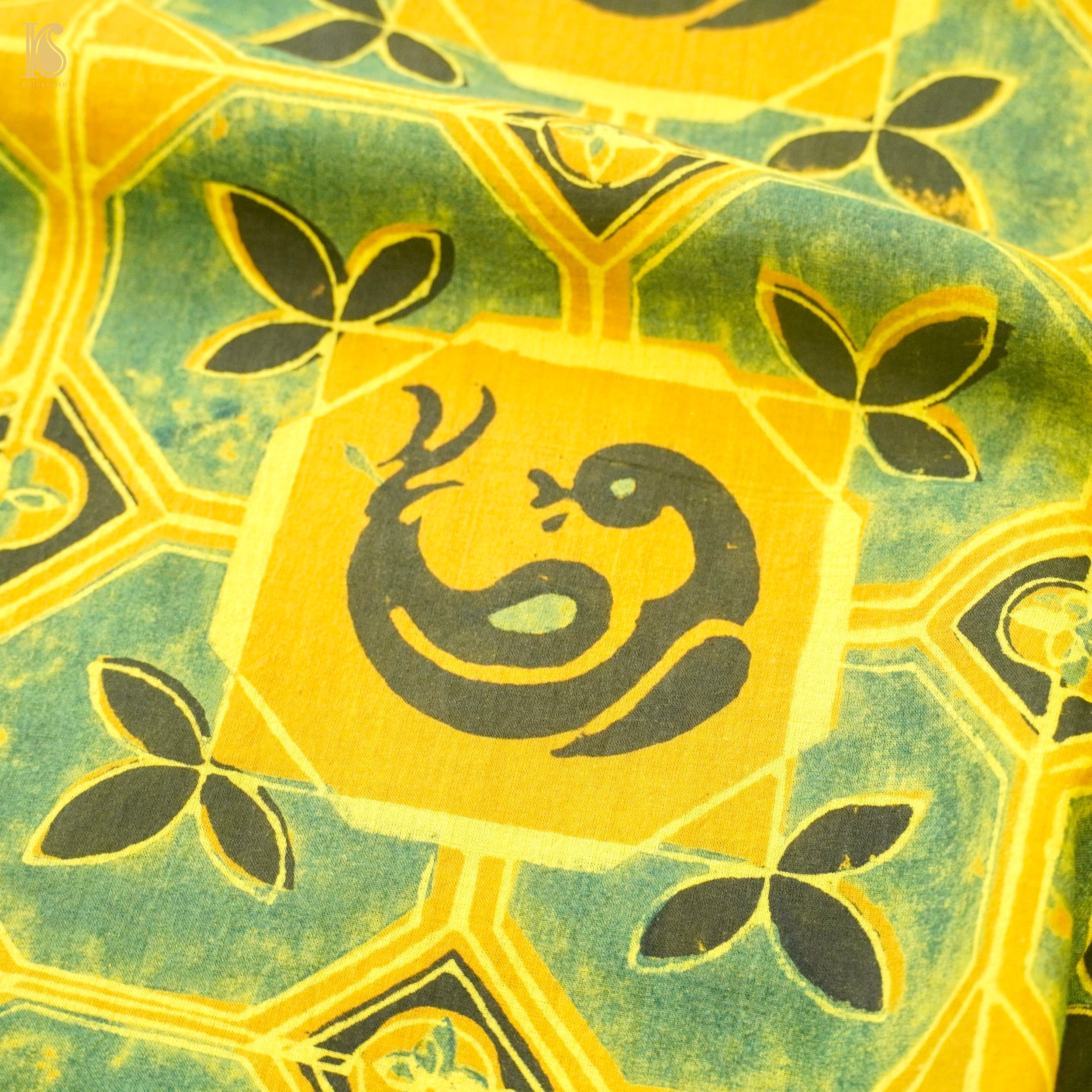 Hand Block Ajrakh Mul Cotton Fabric