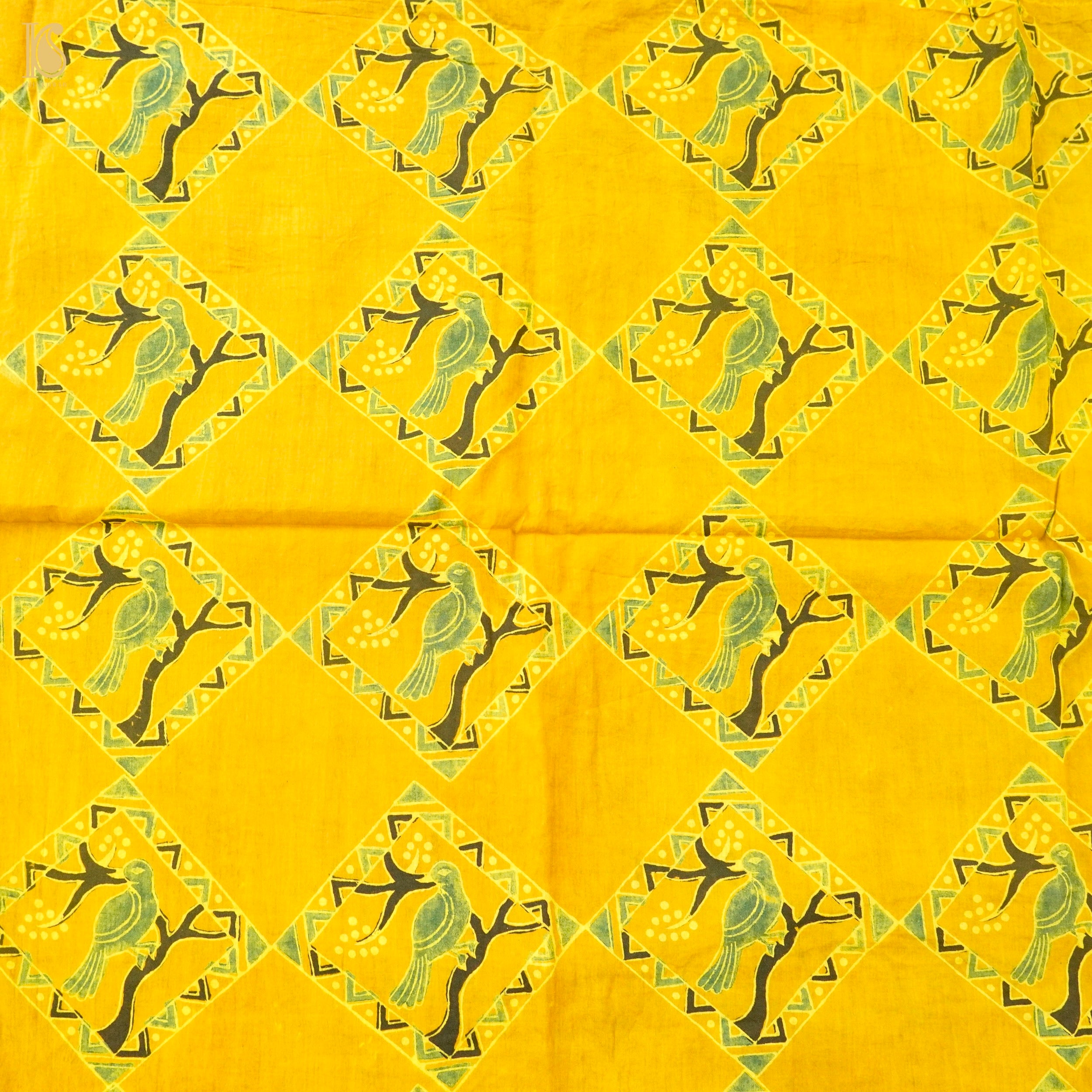 Hand Block Ajrakh Mul Cotton Fabric