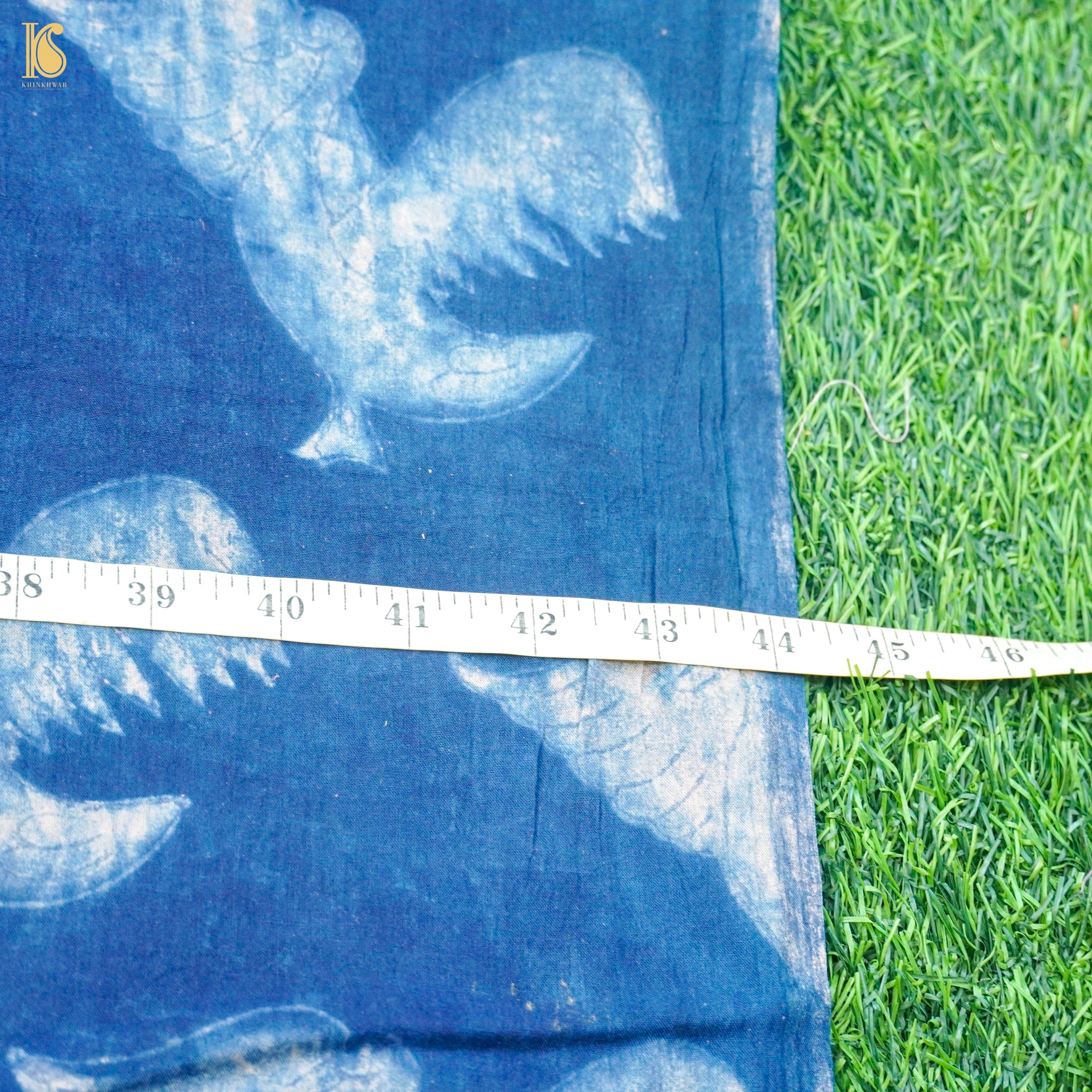 Hand Block Ajrakh Mul Cotton Fabric