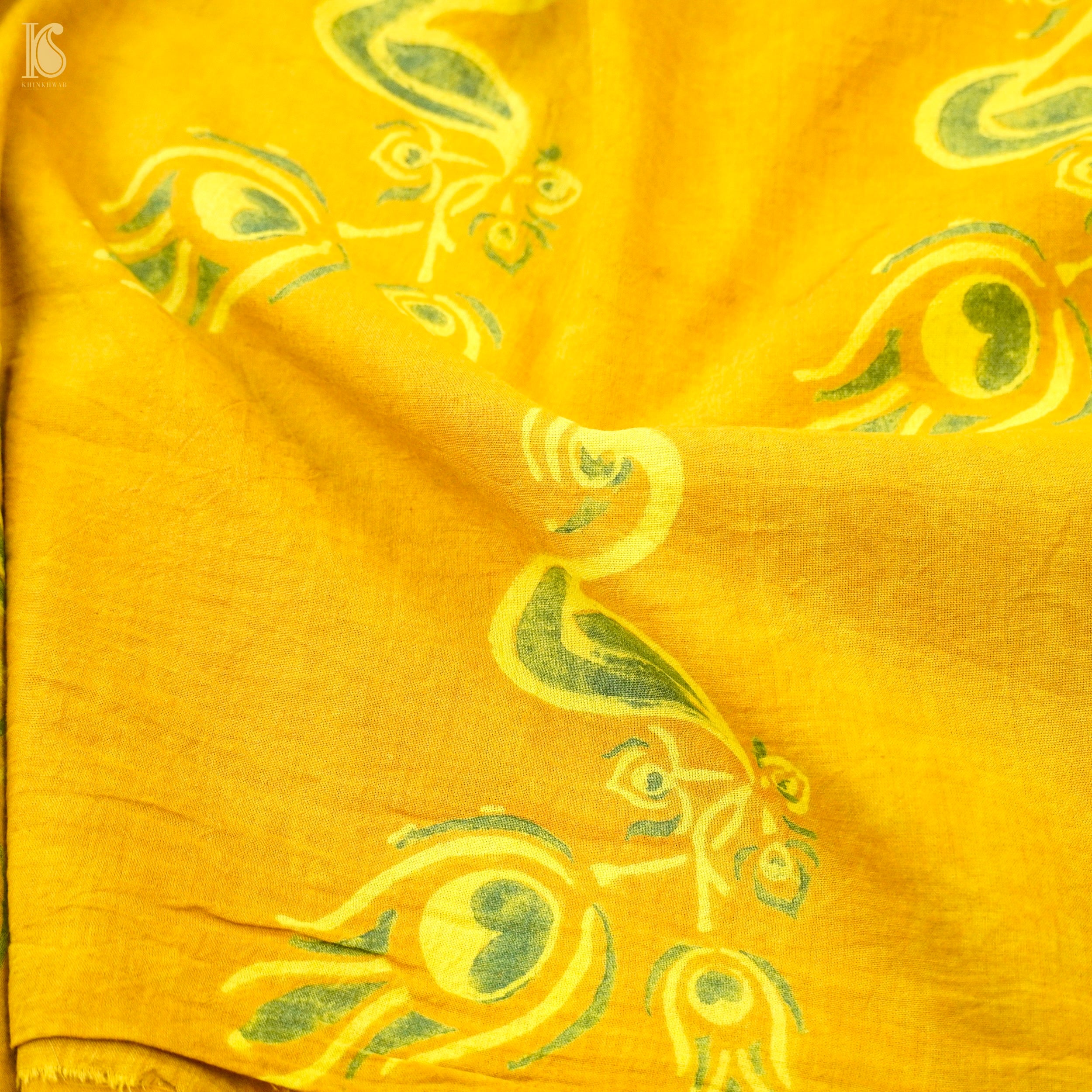 Hand Block Ajrakh Mul Cotton Fabric