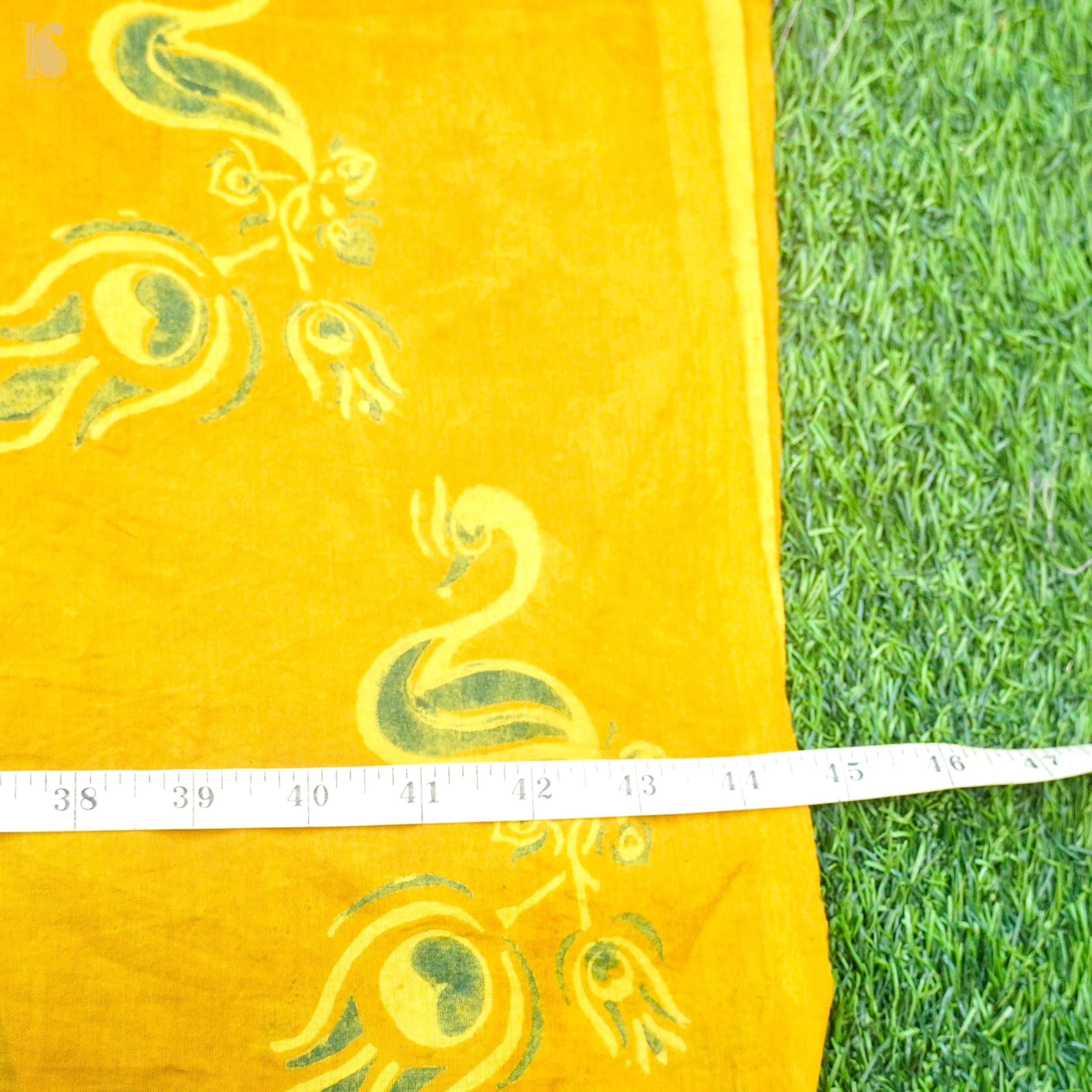 Hand Block Ajrakh Mul Cotton Fabric