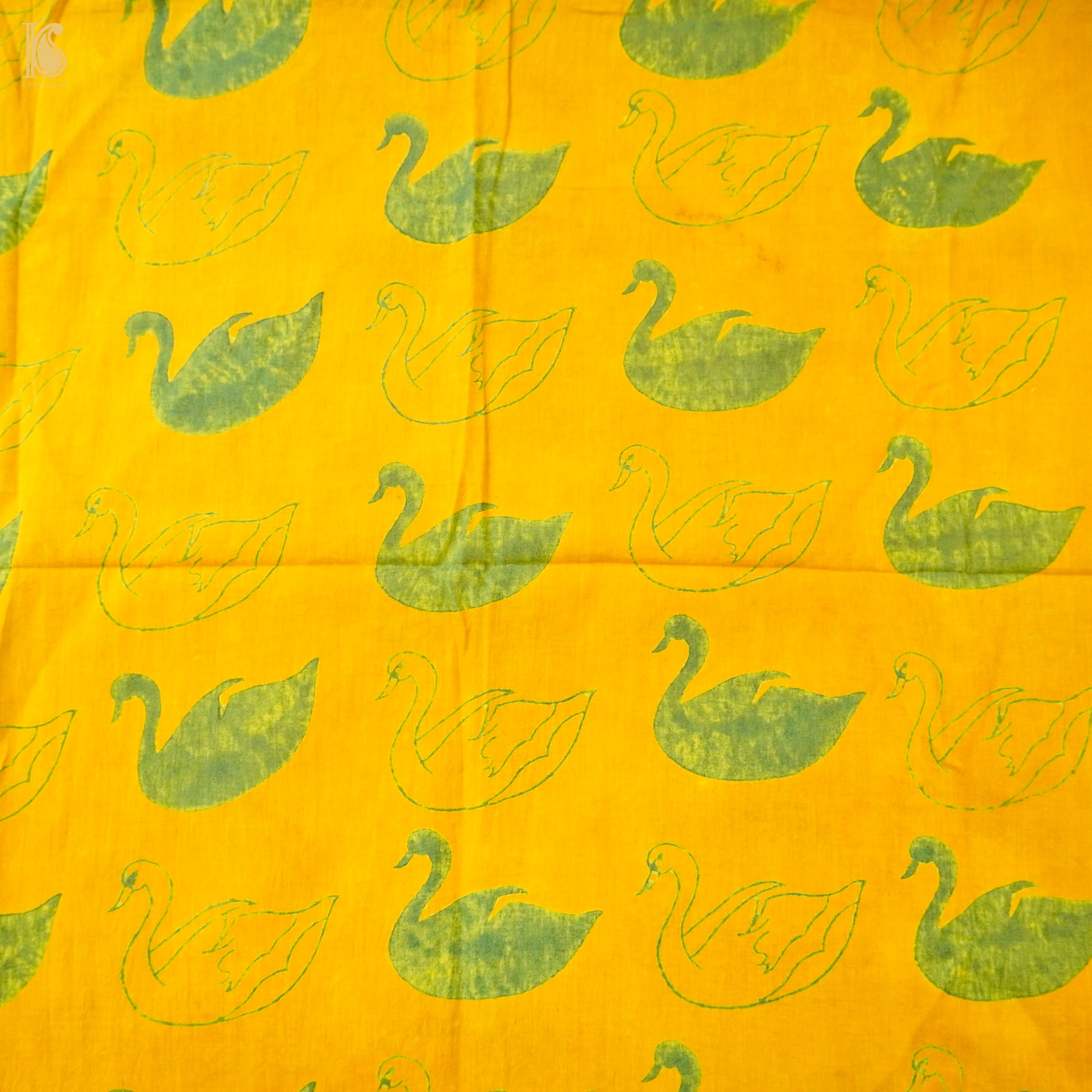 Hand Block Ajrakh Mul Cotton Fabric