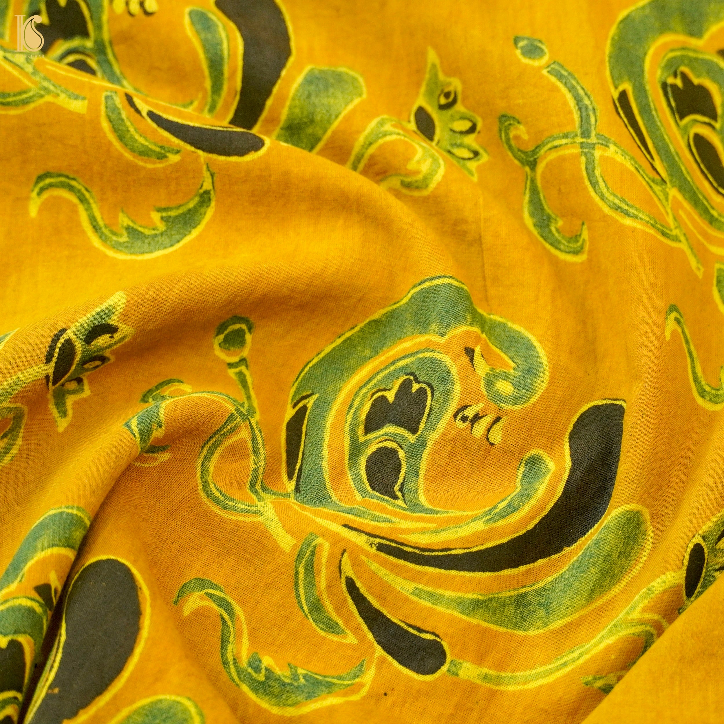 Hand Block Ajrakh Mul Cotton Fabric