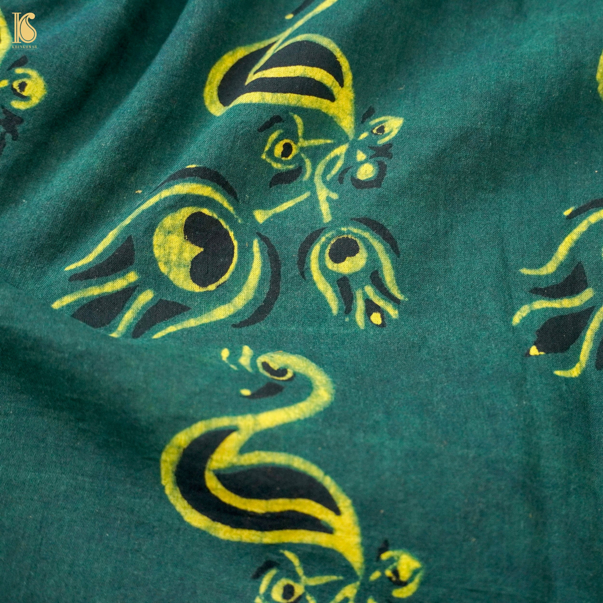 Hand Block Ajrakh Mul Cotton Fabric