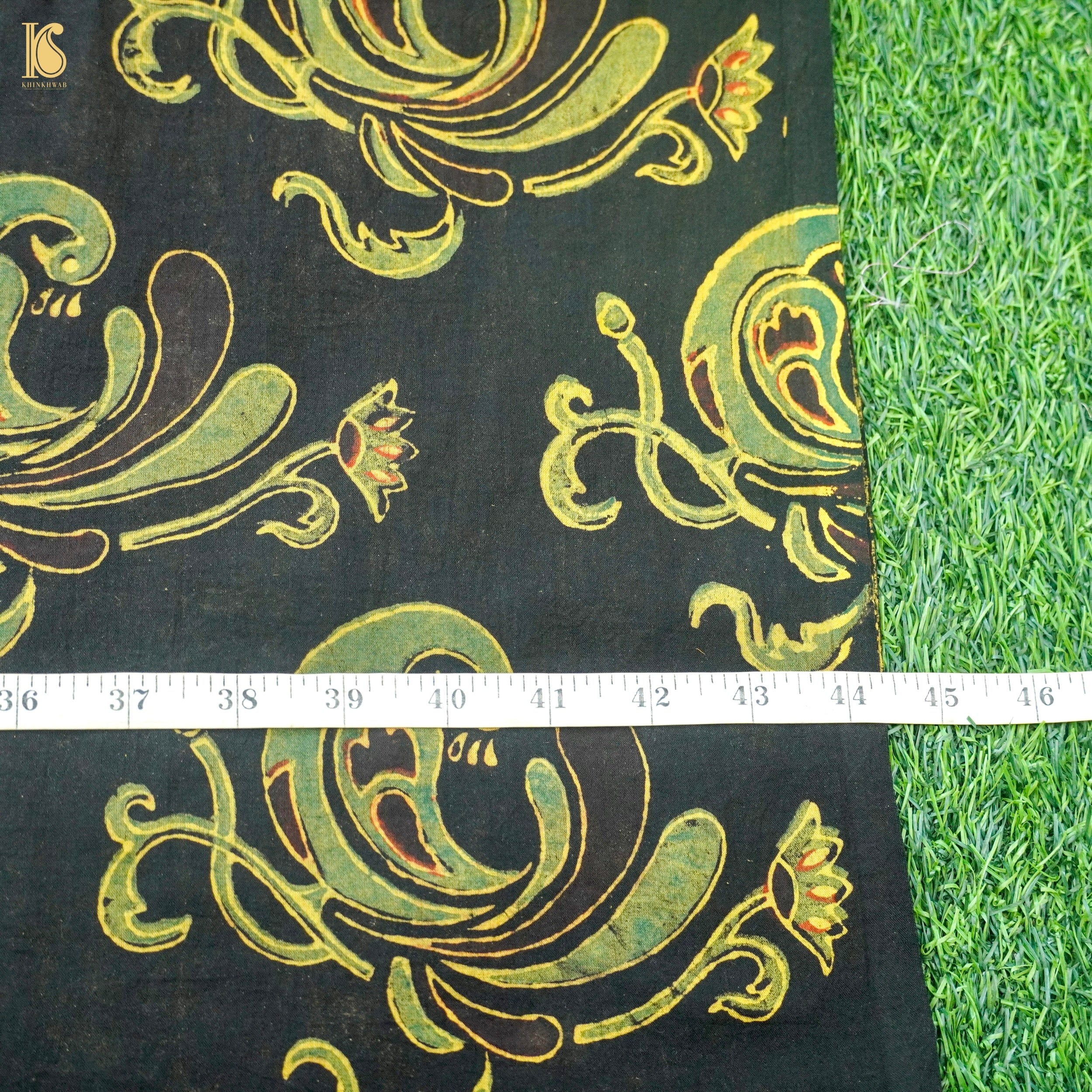 Hand Block Ajrakh Mul Cotton Fabric