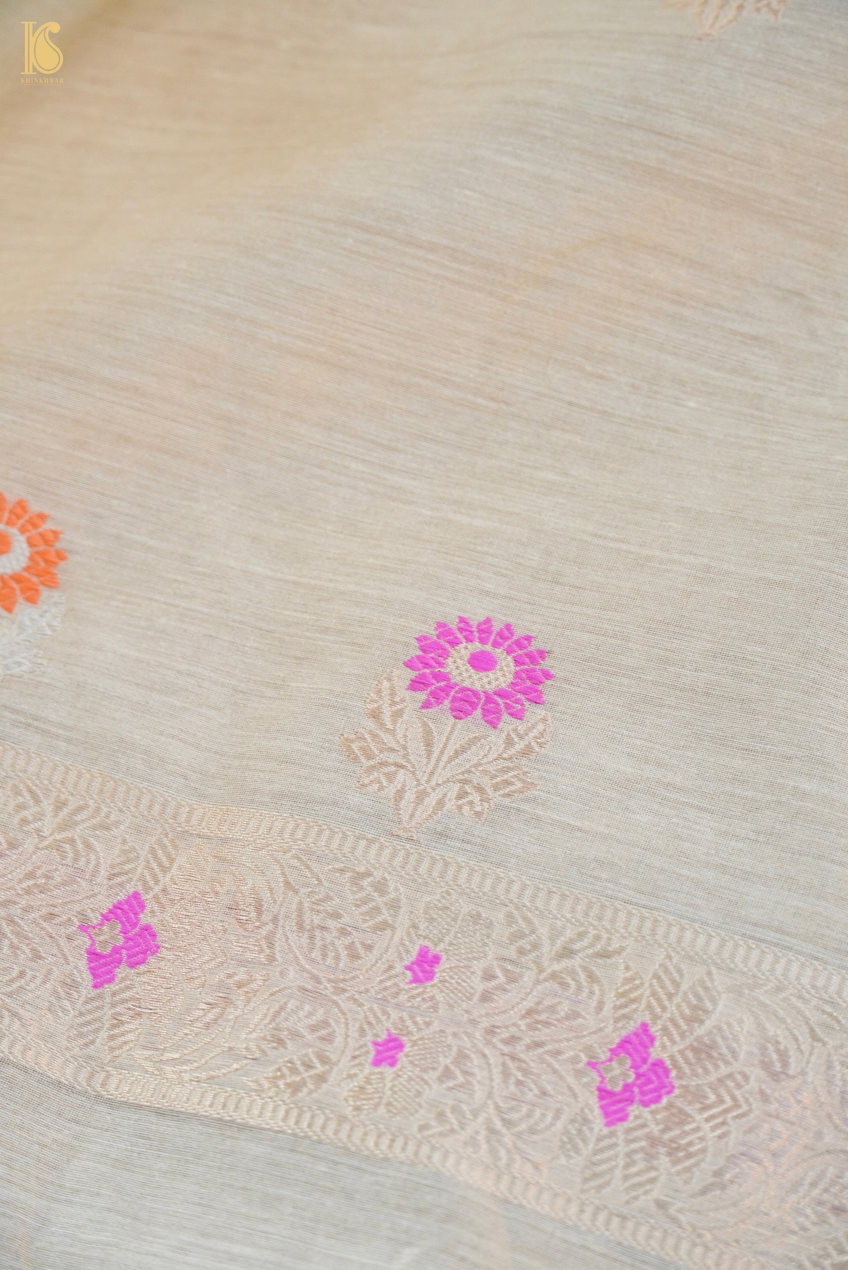 Moonga Silk Handloom Banarasi Suit Fabric