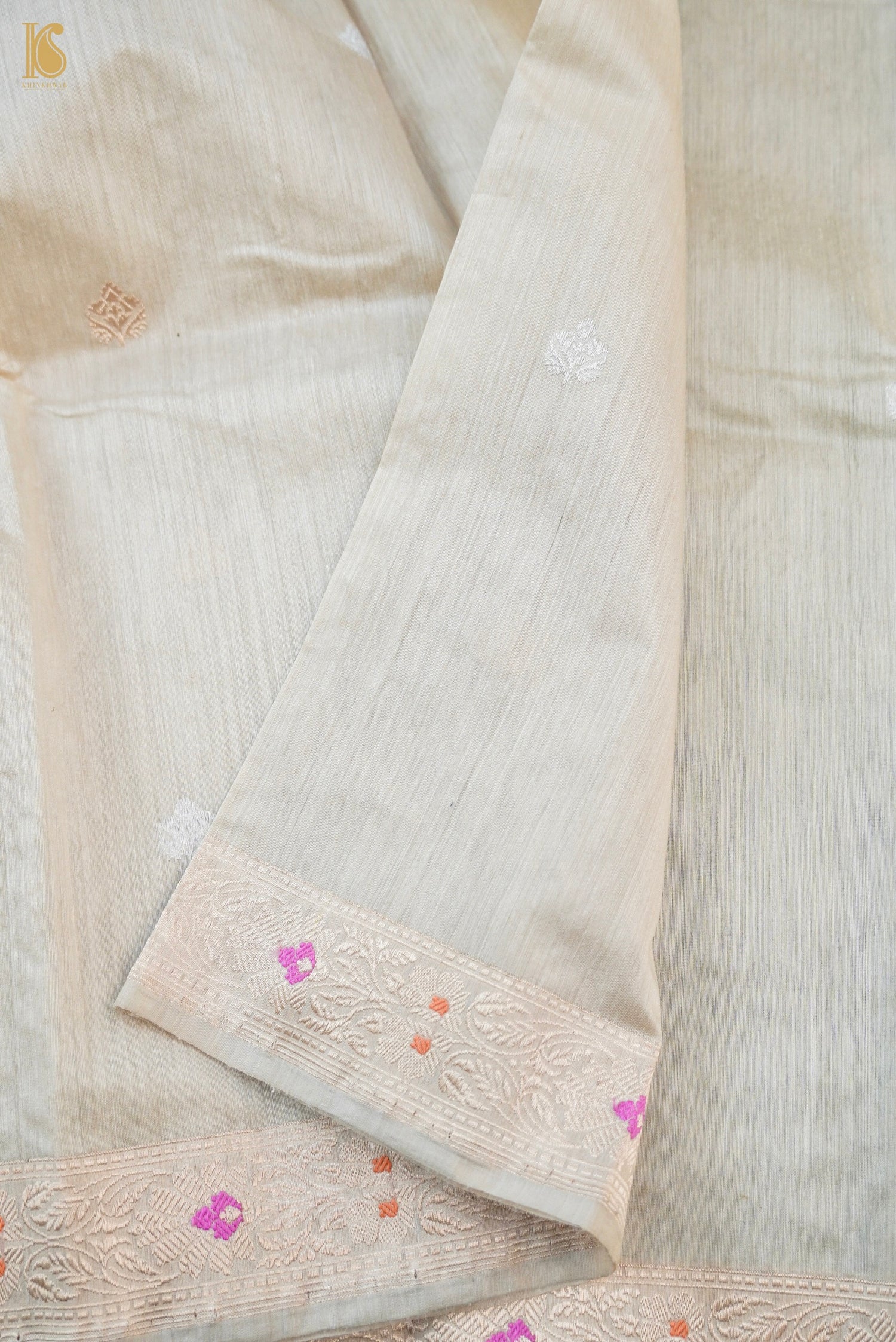Moonga Silk Handloom Banarasi Suit Fabric