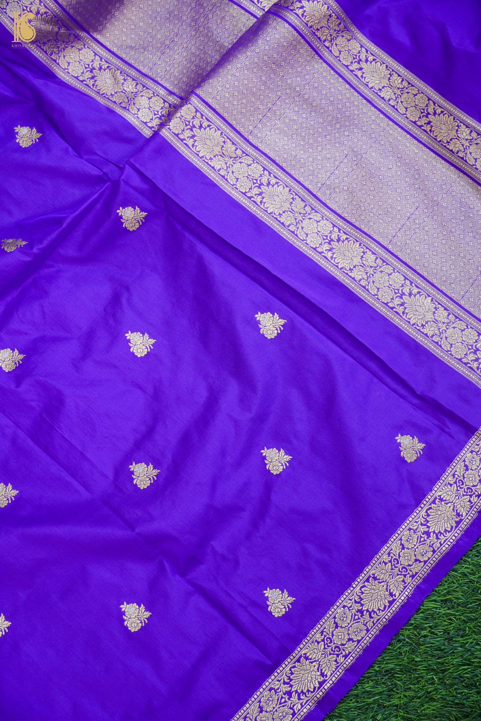 Handwoven Banarasi Katan Silk Suit Fabric Set