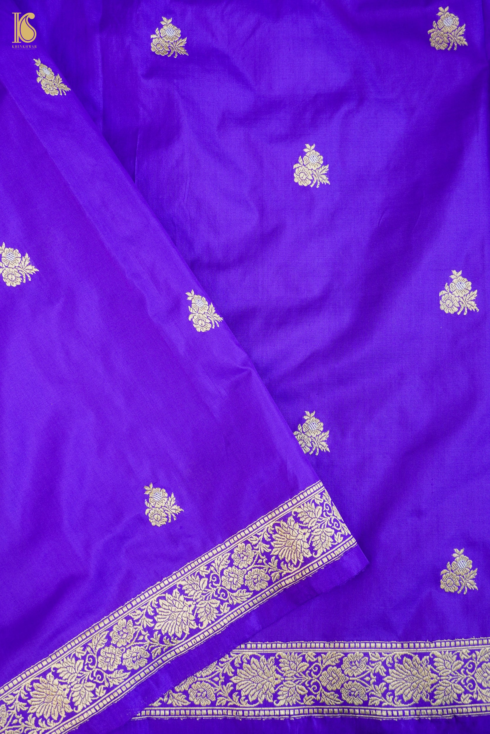 Handwoven Banarasi Katan Silk Suit Fabric Set