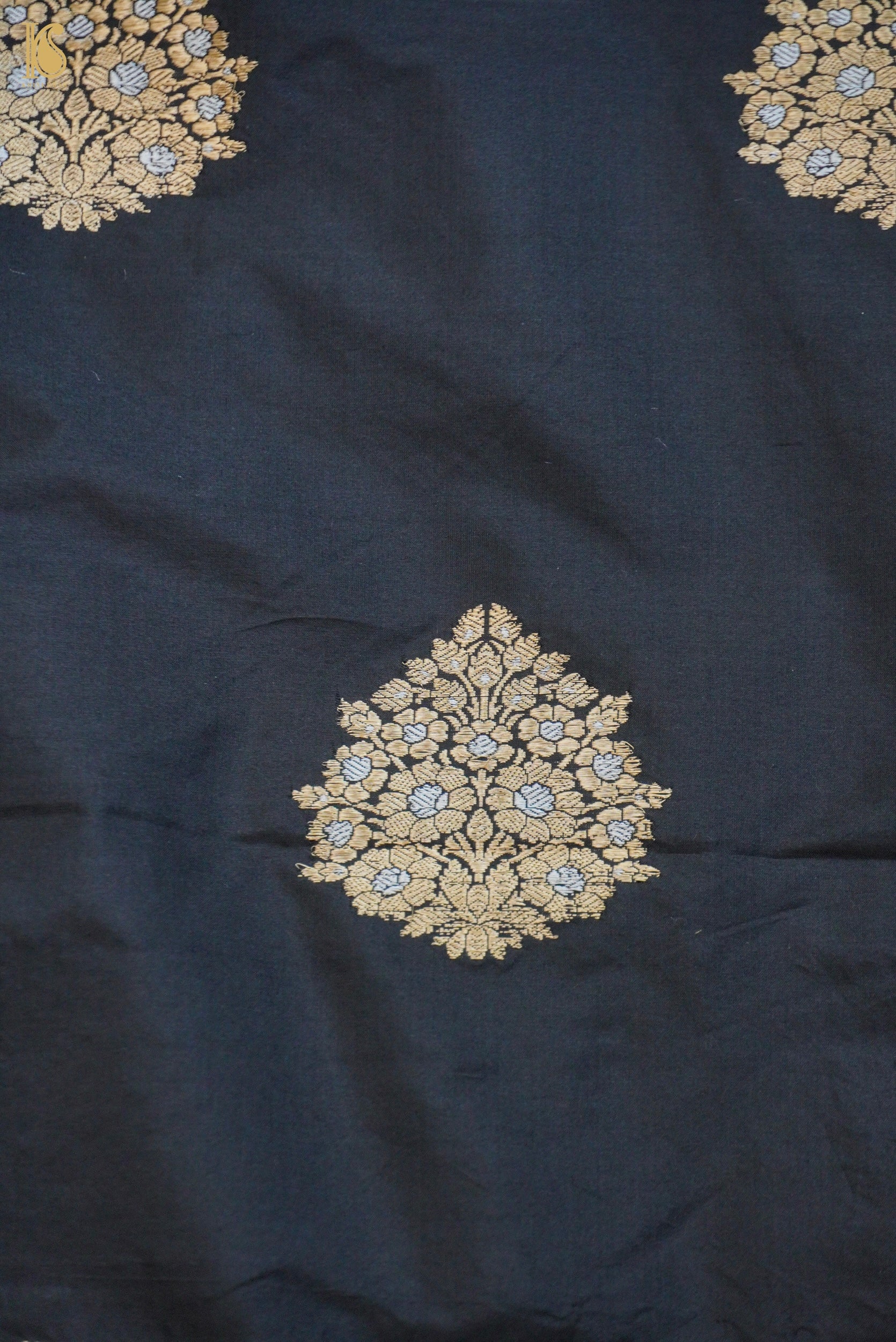 Handwoven Banarasi Katan Silk Suit Fabric Set