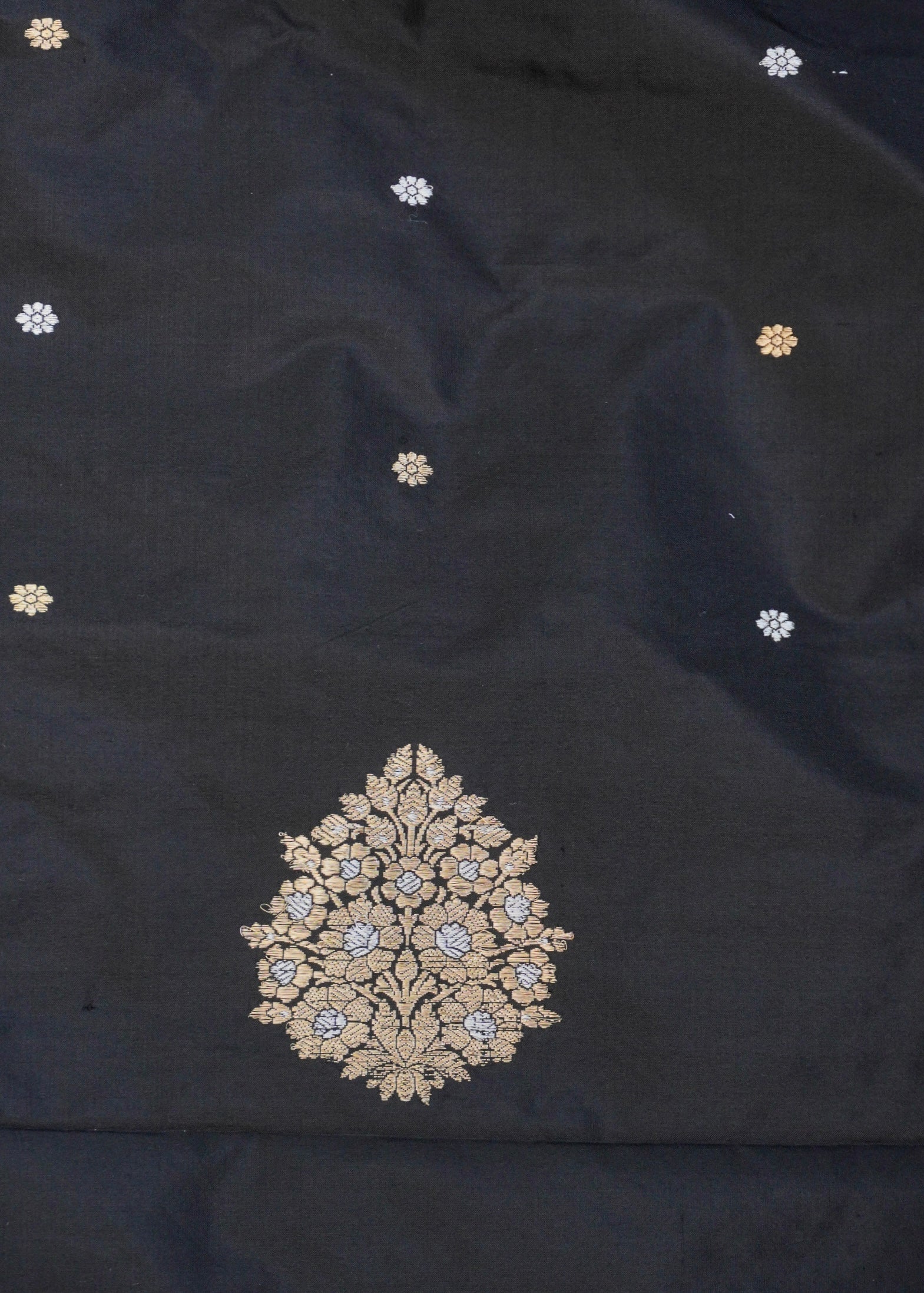 Handwoven Banarasi Katan Silk Suit Fabric Set