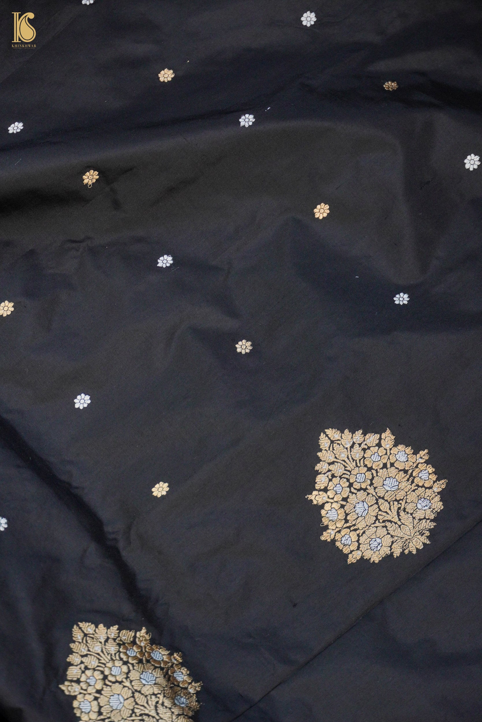 Handwoven Banarasi Katan Silk Suit Fabric Set