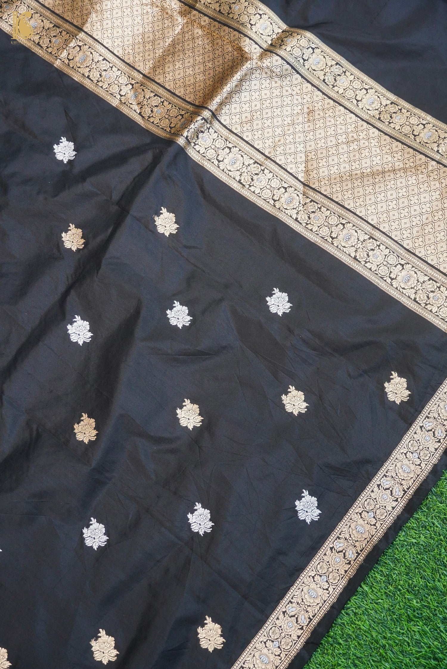 Handwoven Banarasi Katan Silk Suit Fabric Set