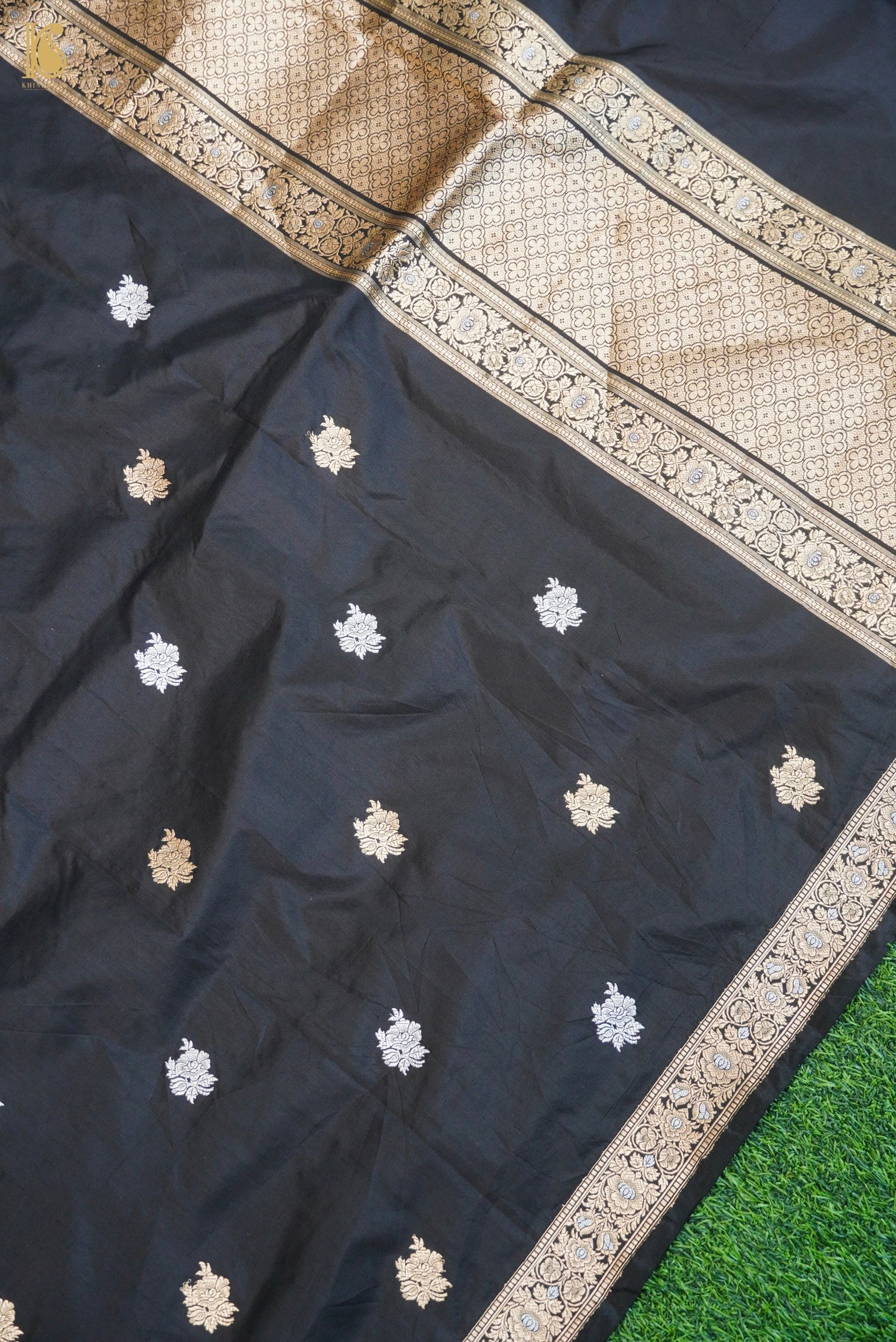 Handwoven Banarasi Katan Silk Suit Fabric Set
