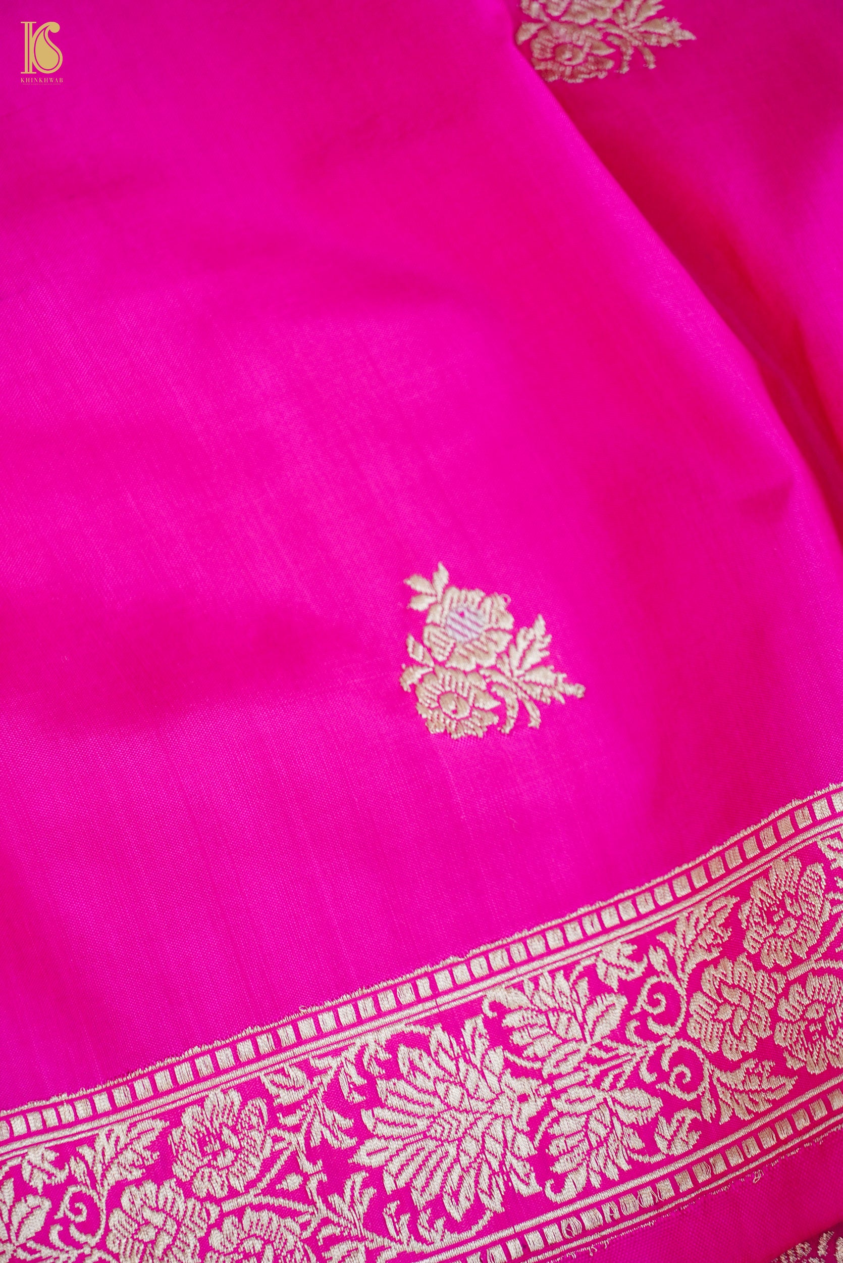 Handwoven Banarasi Katan Silk Suit Fabric Set