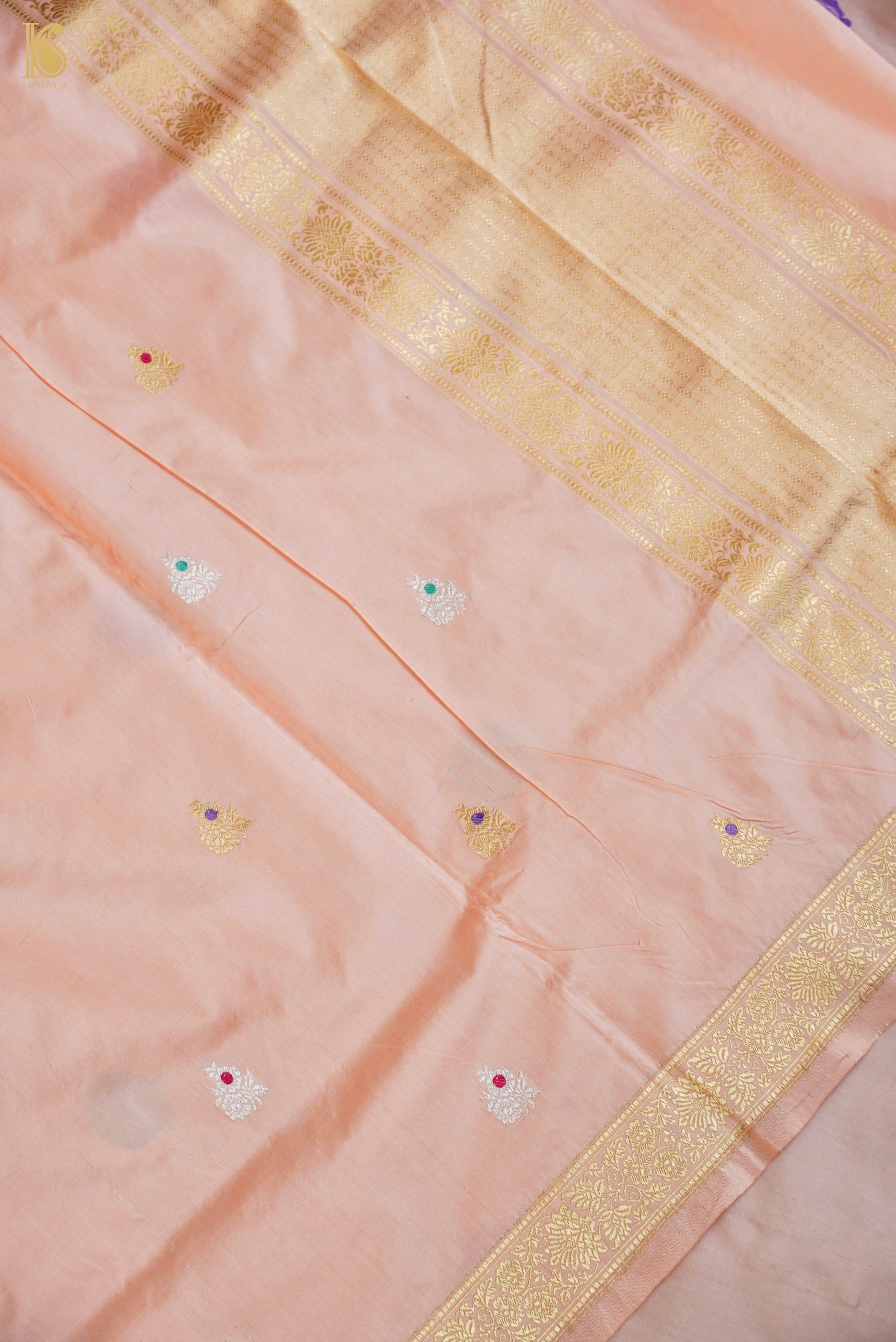 Handwoven Banarasi Katan Silk Suit Fabric Set