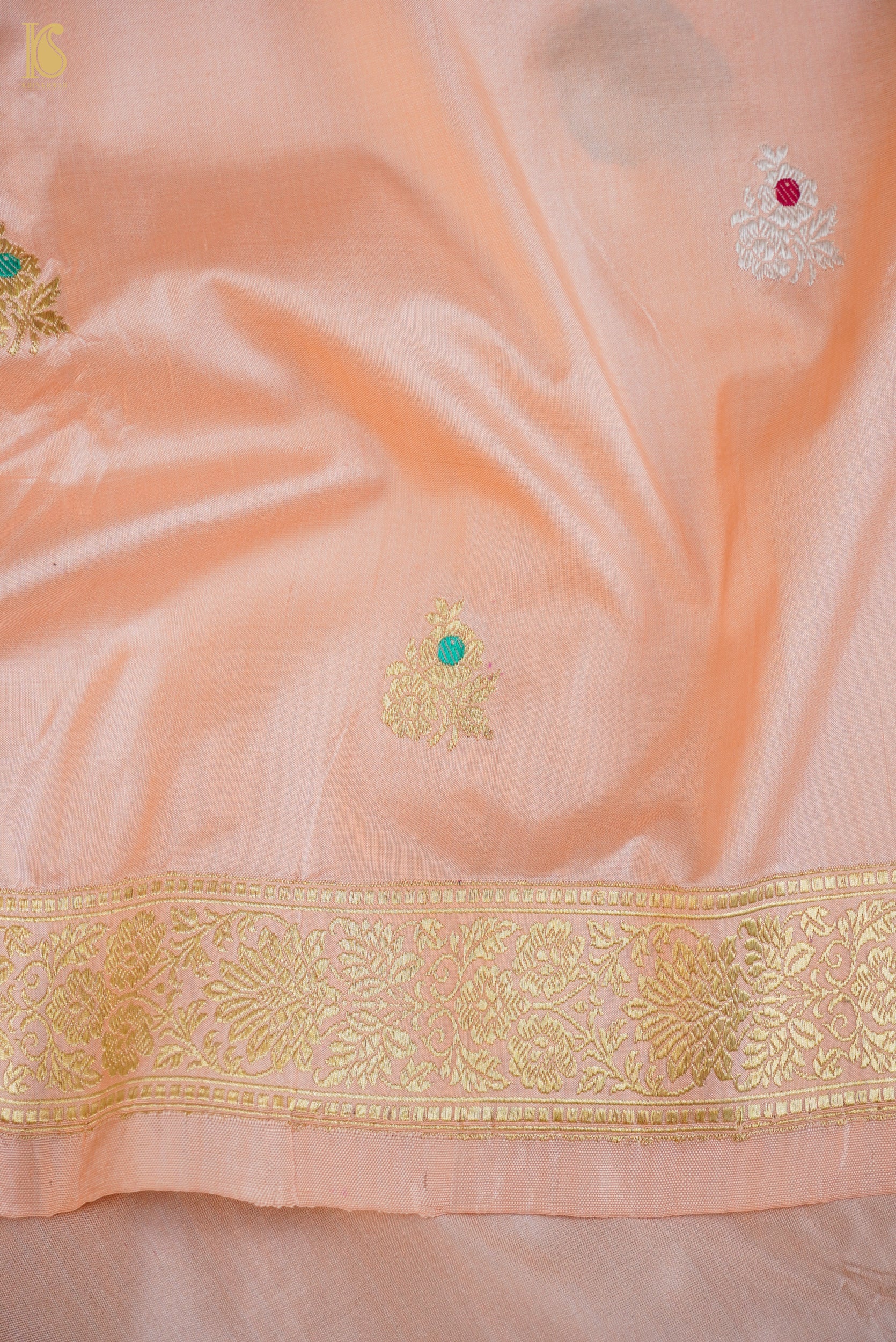 Handwoven Banarasi Katan Silk Suit Fabric Set