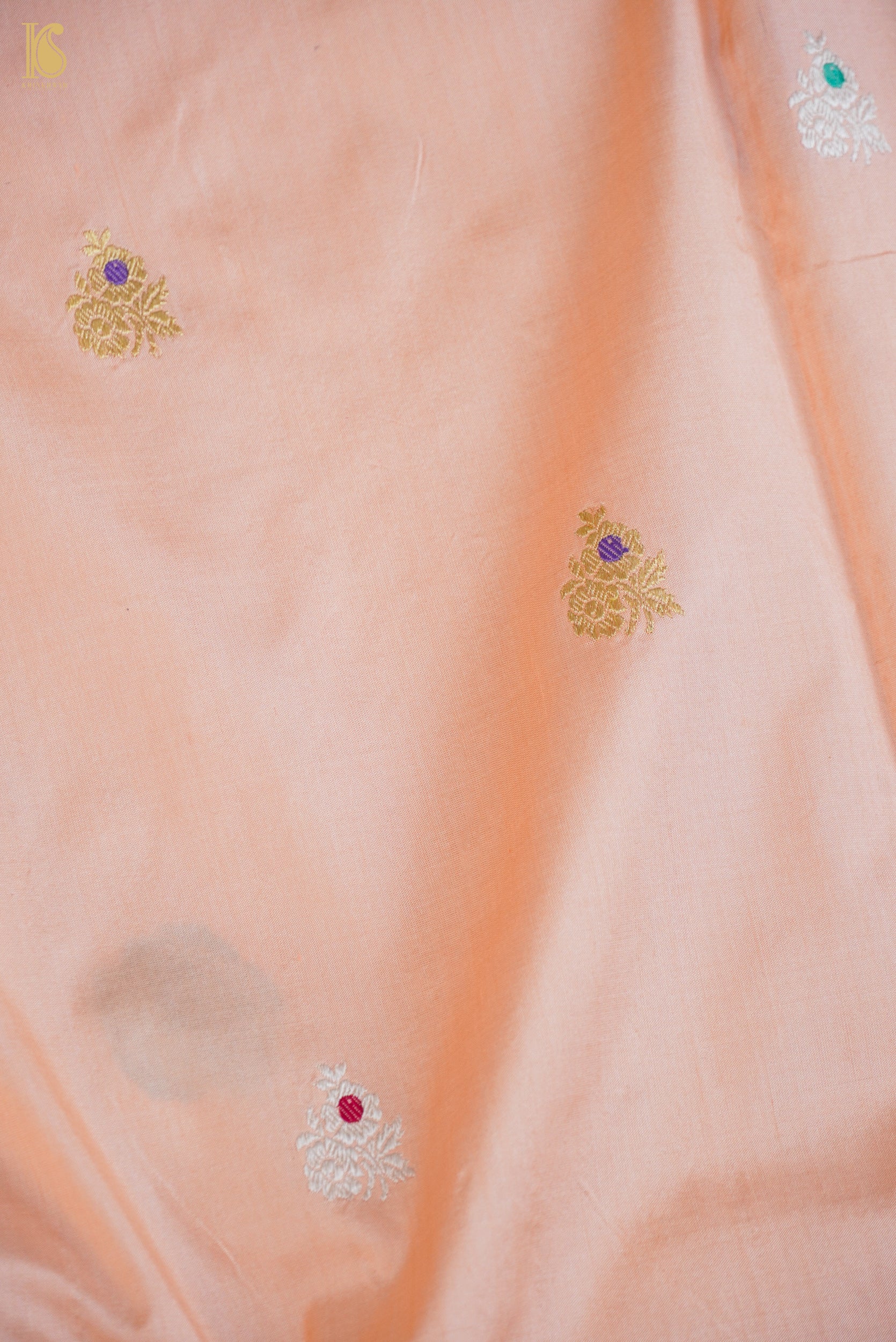 Handwoven Banarasi Katan Silk Suit Fabric Set