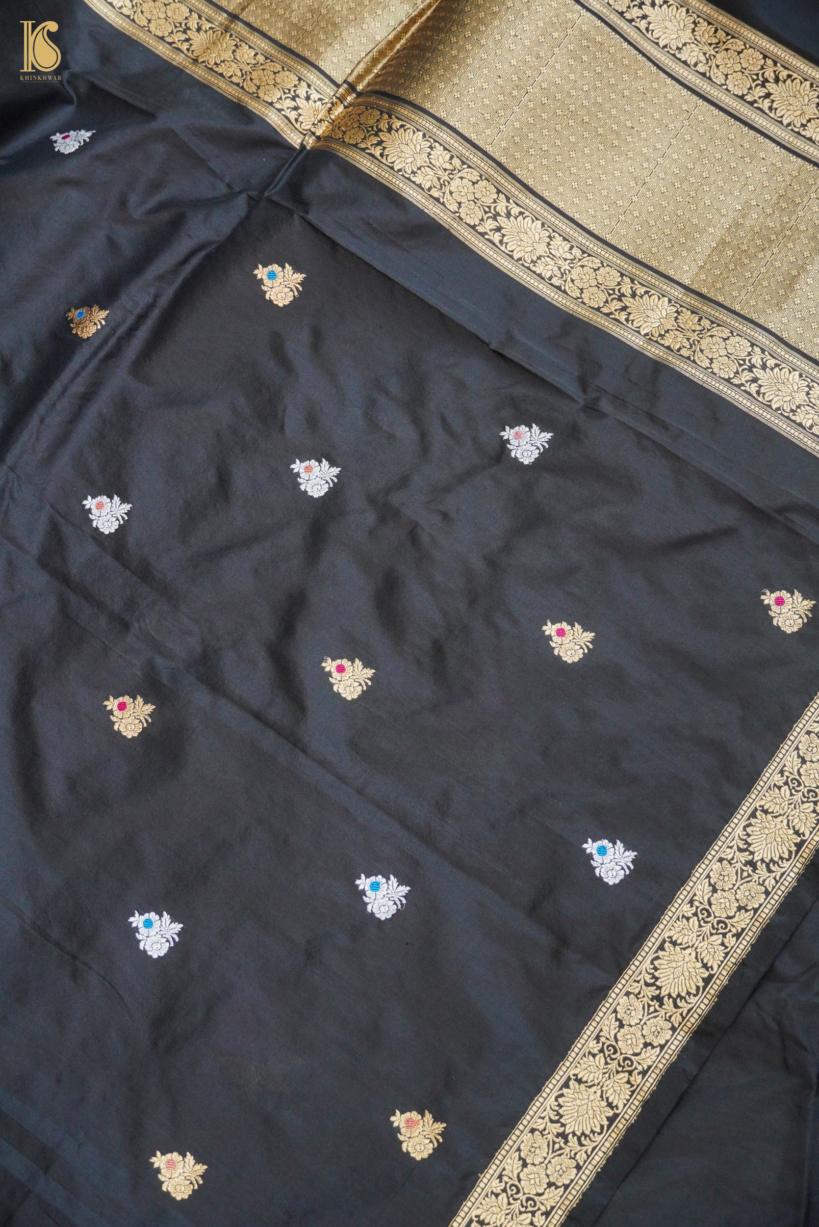 Handwoven Banarasi Katan Silk Suit Fabric Set
