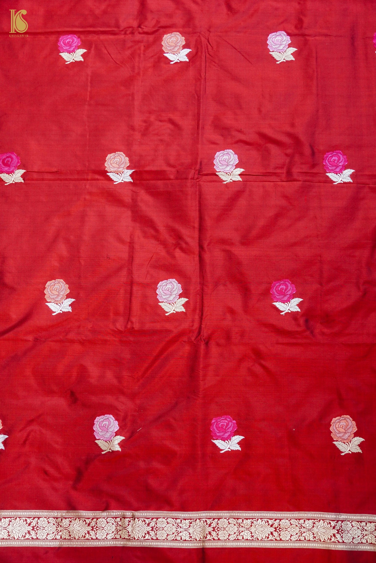 Handwoven Banarasi Katan Silk Suit Fabric Set
