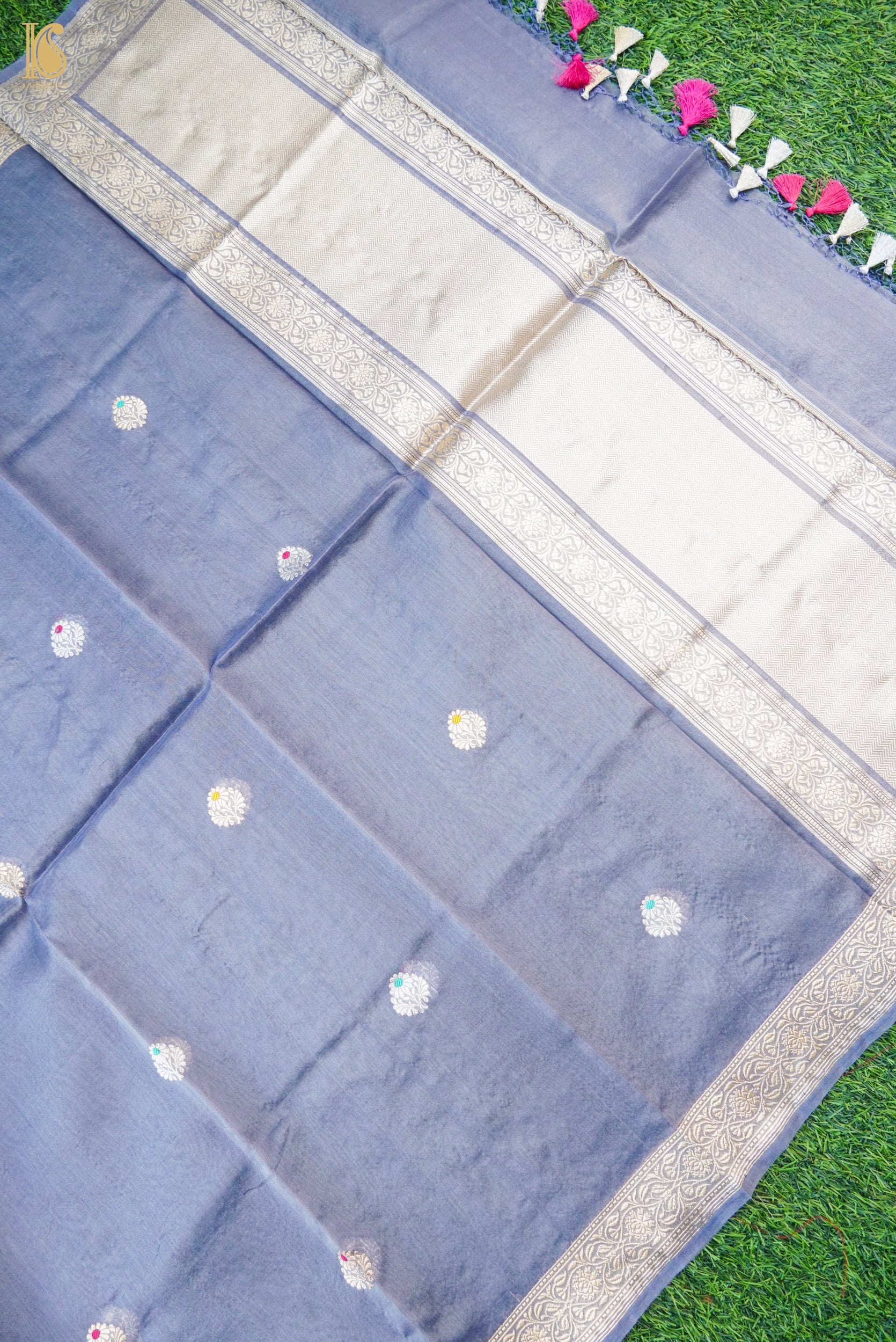 Handloom Banarasi Kora Silk Dupatta