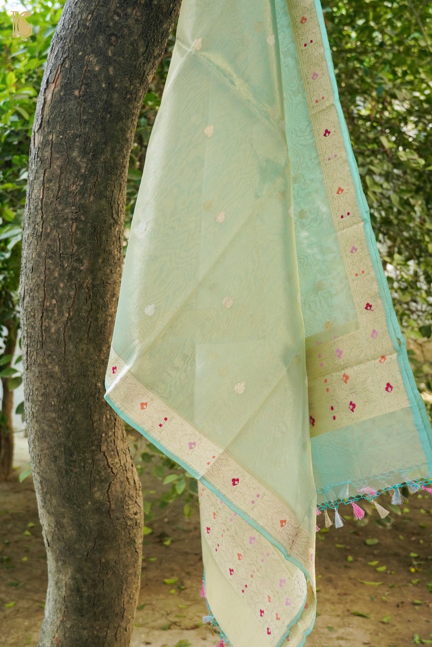 Handloom Banarasi Tissue Silk Dupatta