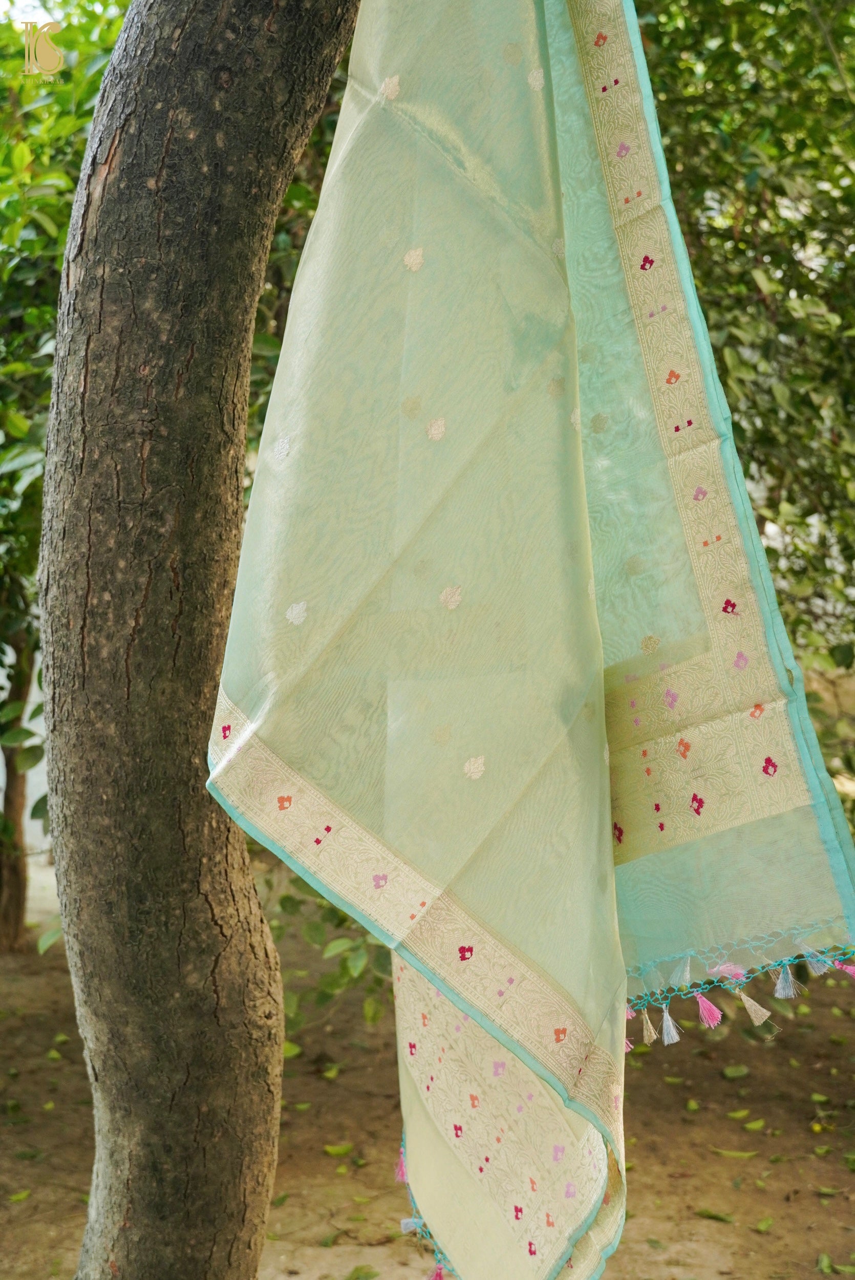 Handloom Banarasi Tissue Silk Dupatta