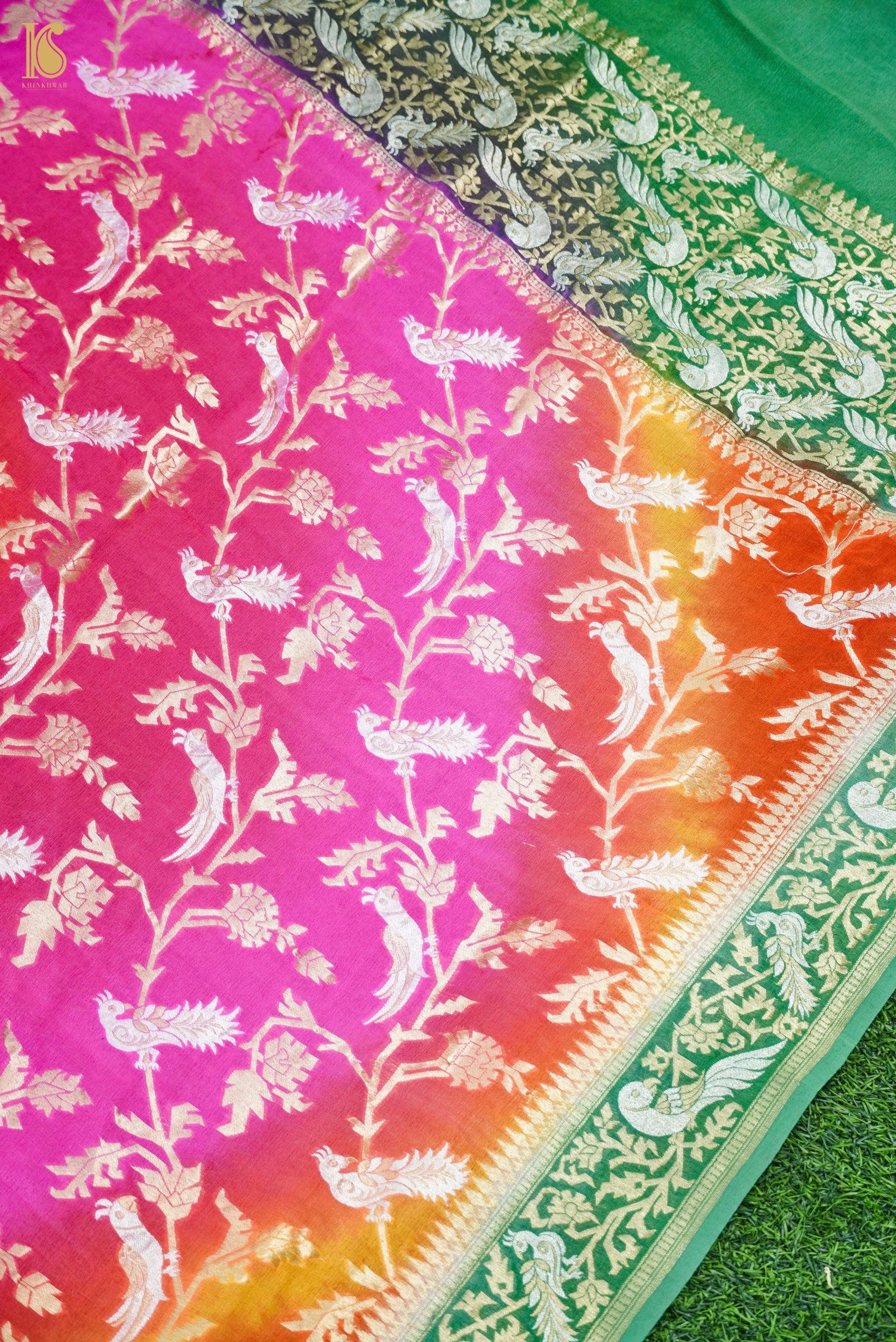 Banarasi Georgette Birds Dupatta