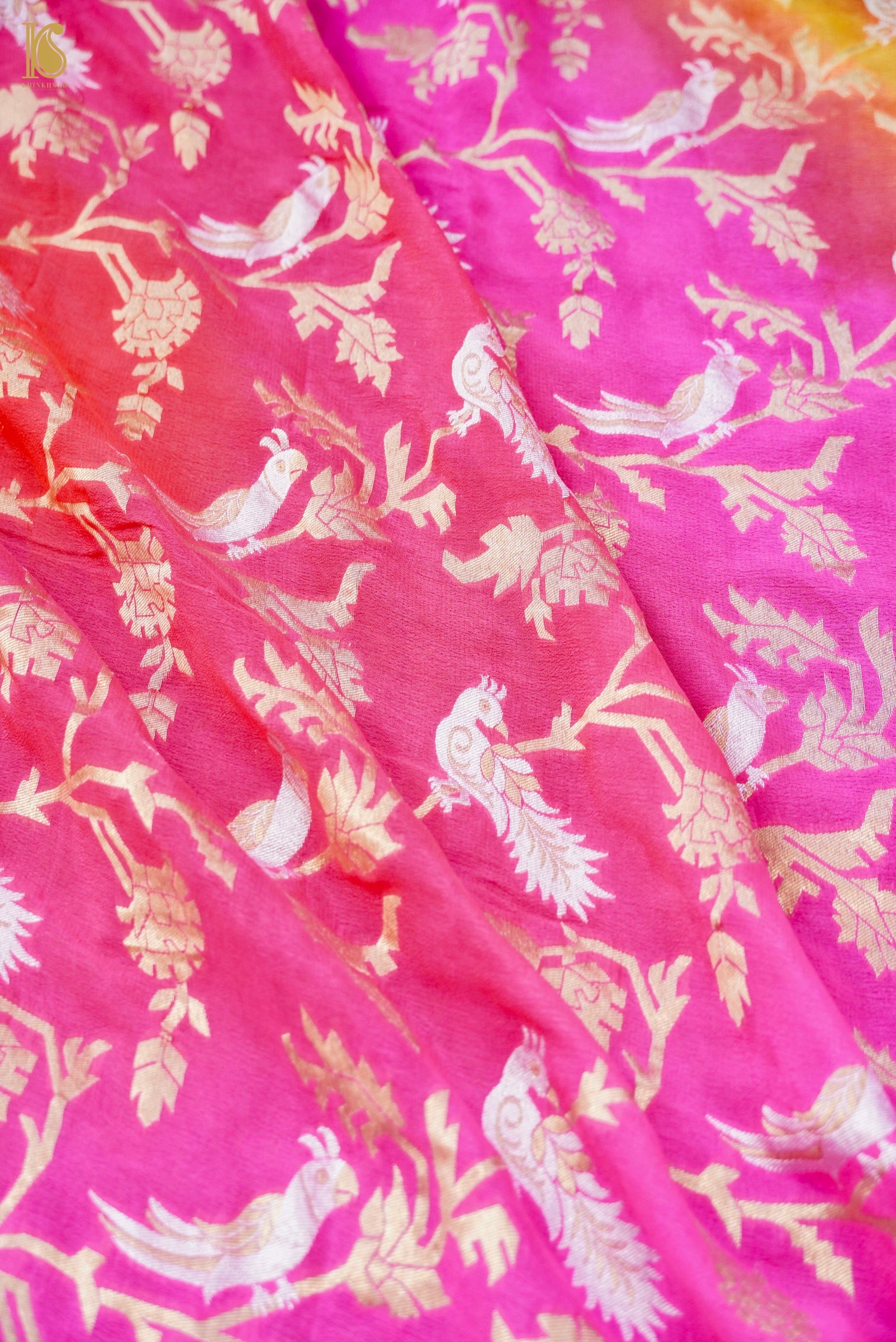 Banarasi Georgette Birds Dupatta