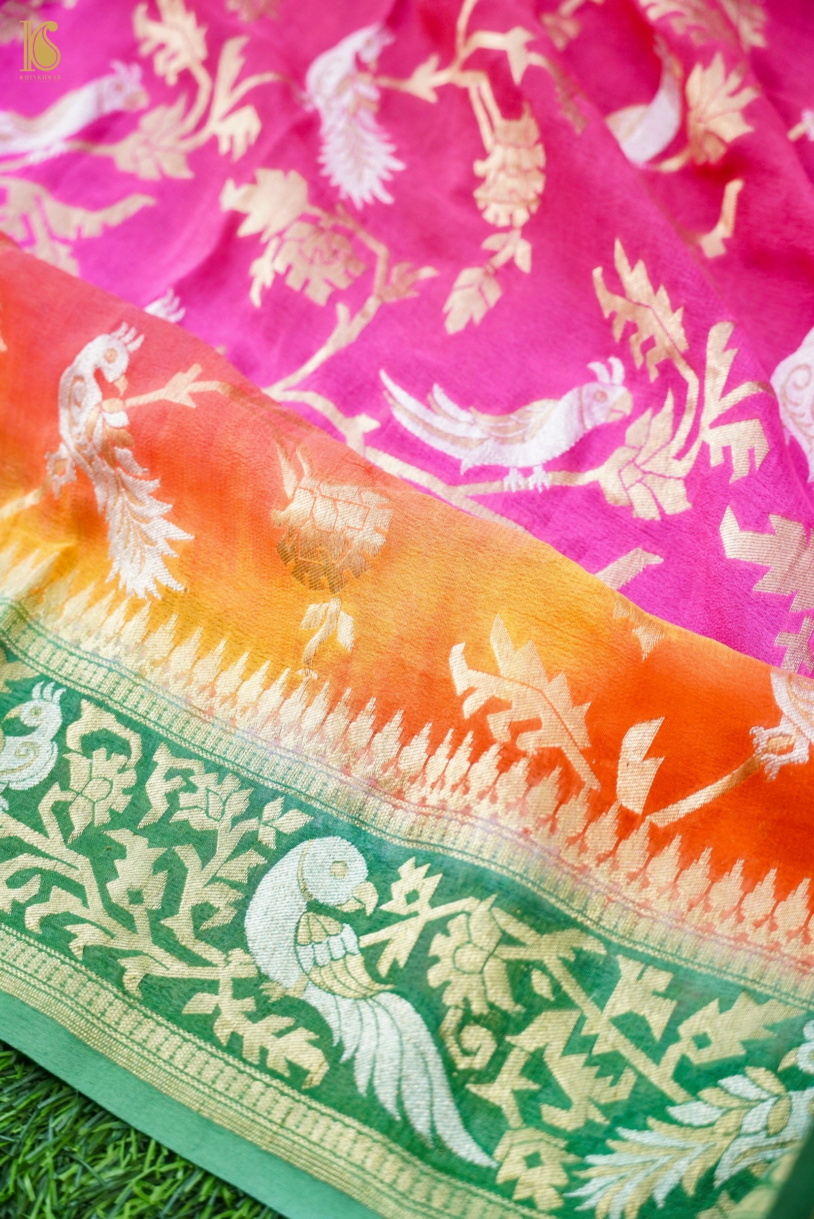 Banarasi Georgette Birds Dupatta