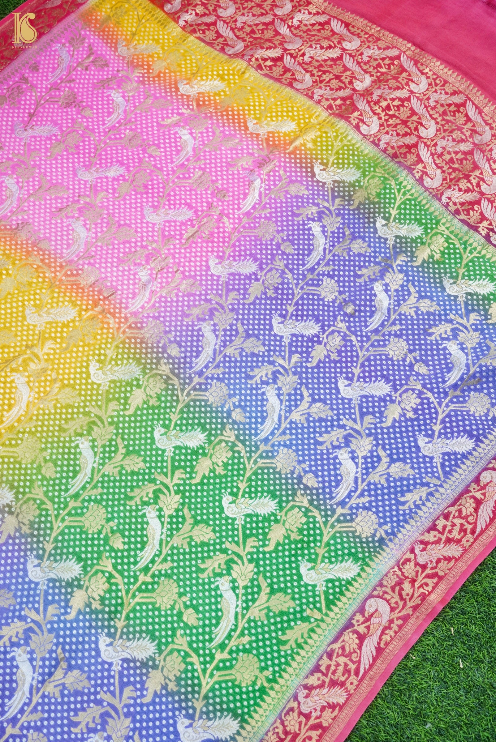 Banarasi Georgette Birds Dupatta