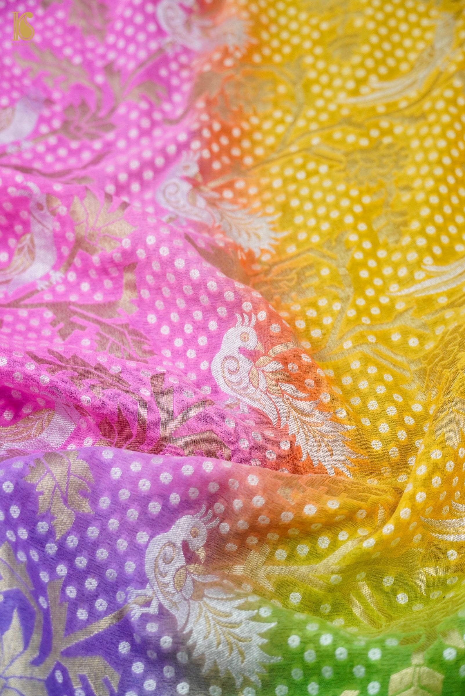 Banarasi Georgette Birds Dupatta