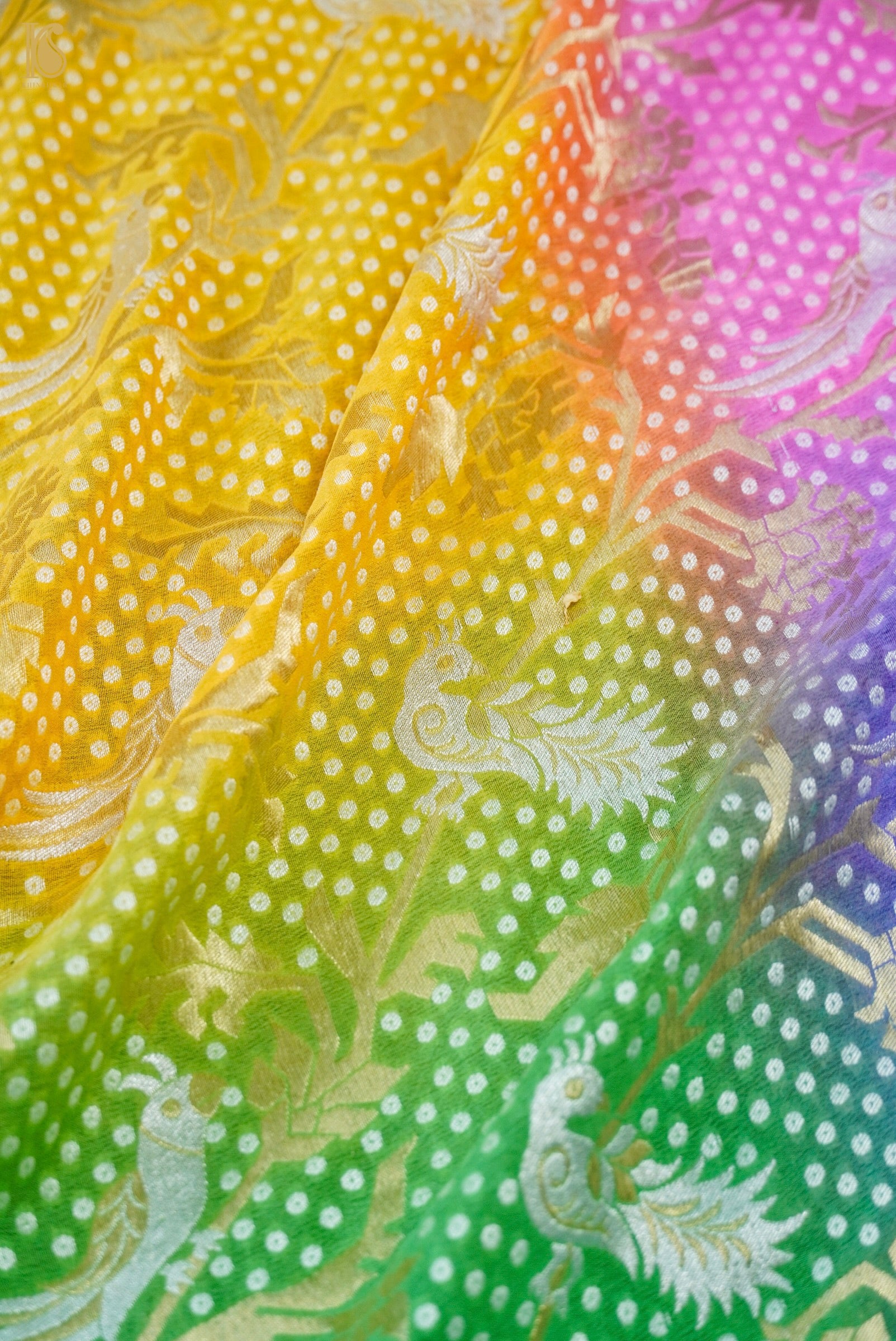 Banarasi Georgette Birds Dupatta