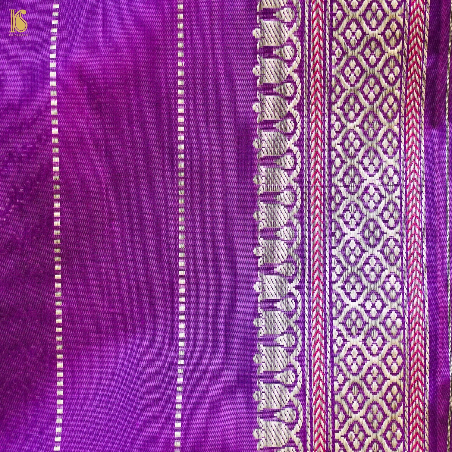 Handloom Banarasi Rangkat Silk Saree