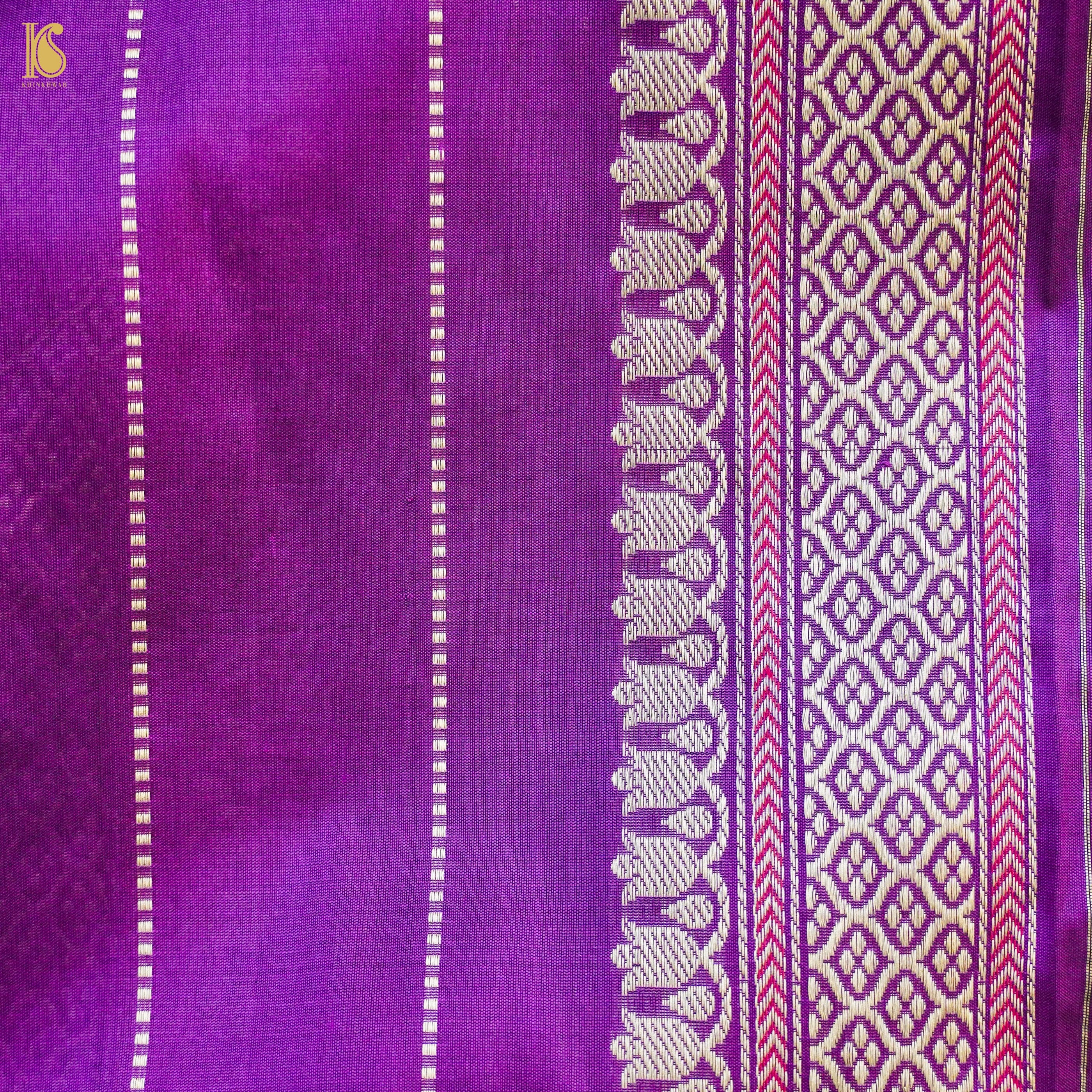 Handloom Banarasi Rangkat Silk Saree