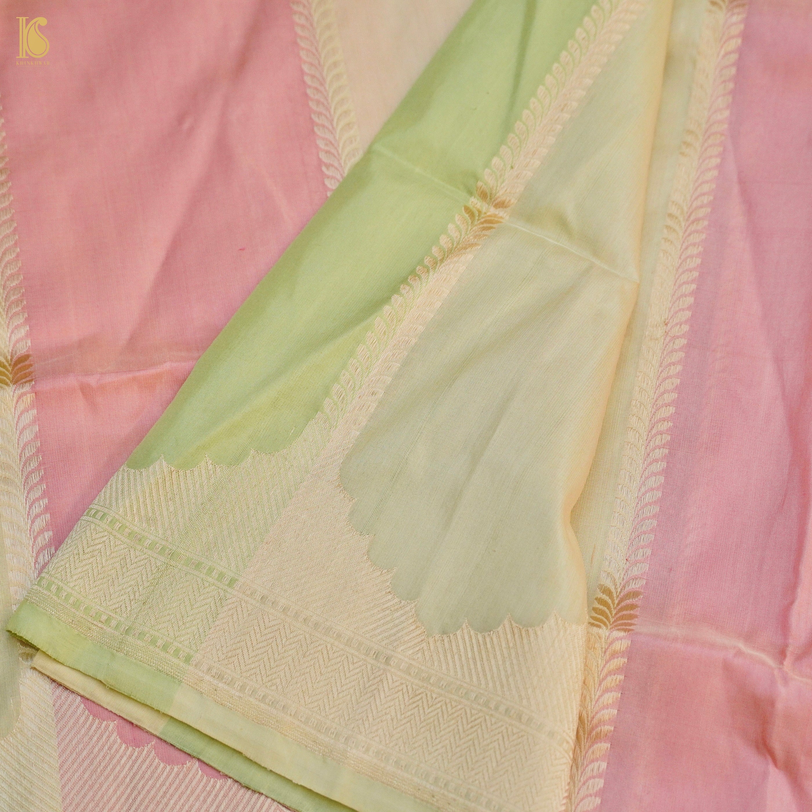 Handloom Banarasi Rangkat Silk Saree