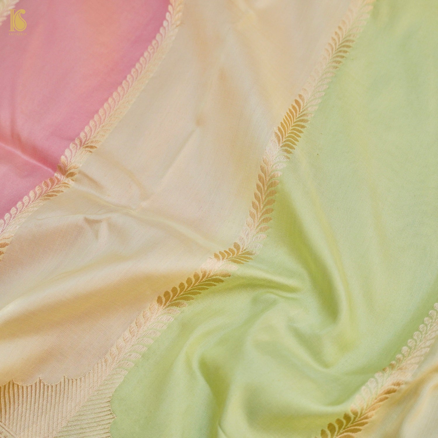 Handloom Banarasi Rangkat Silk Saree