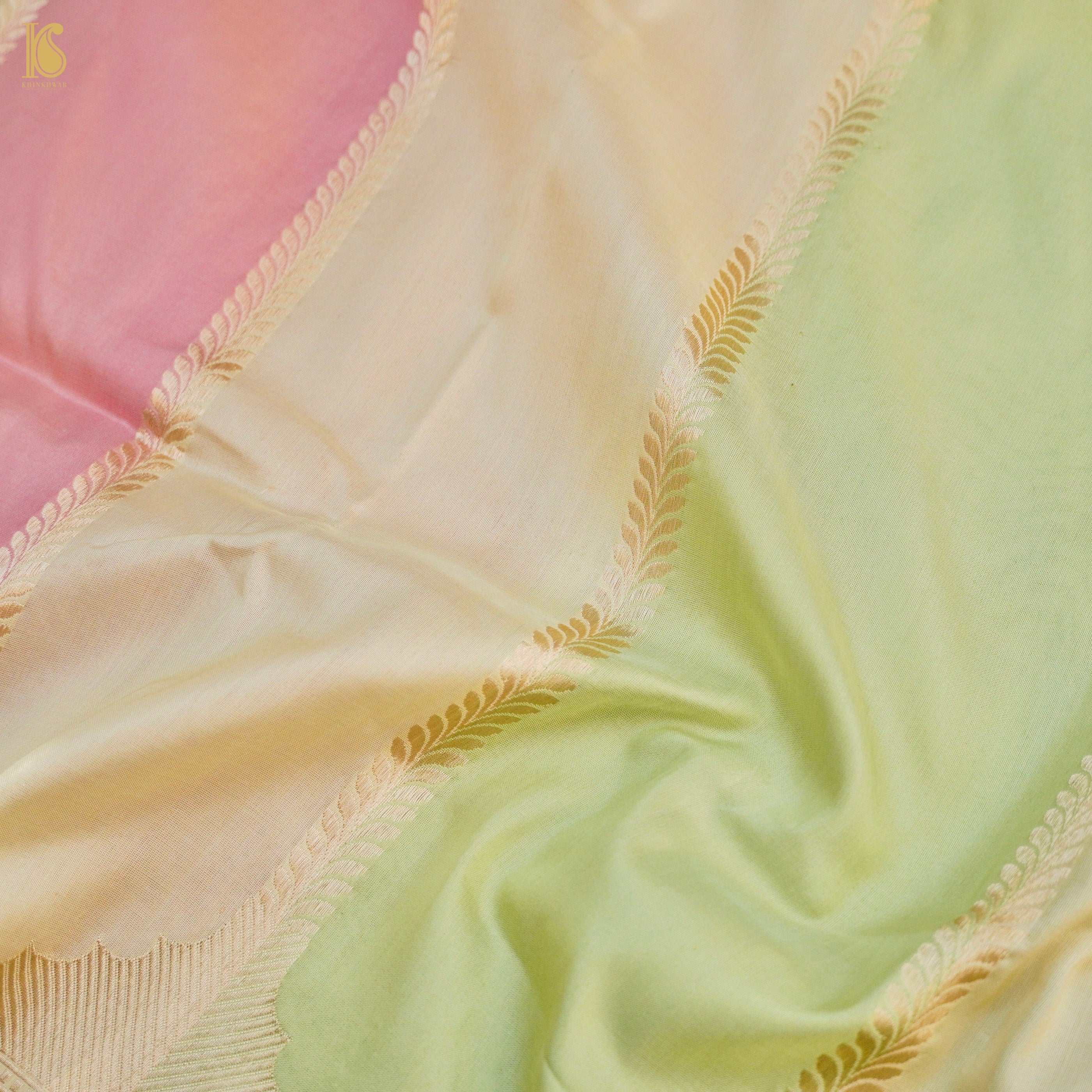 Handloom Banarasi Rangkat Silk Saree