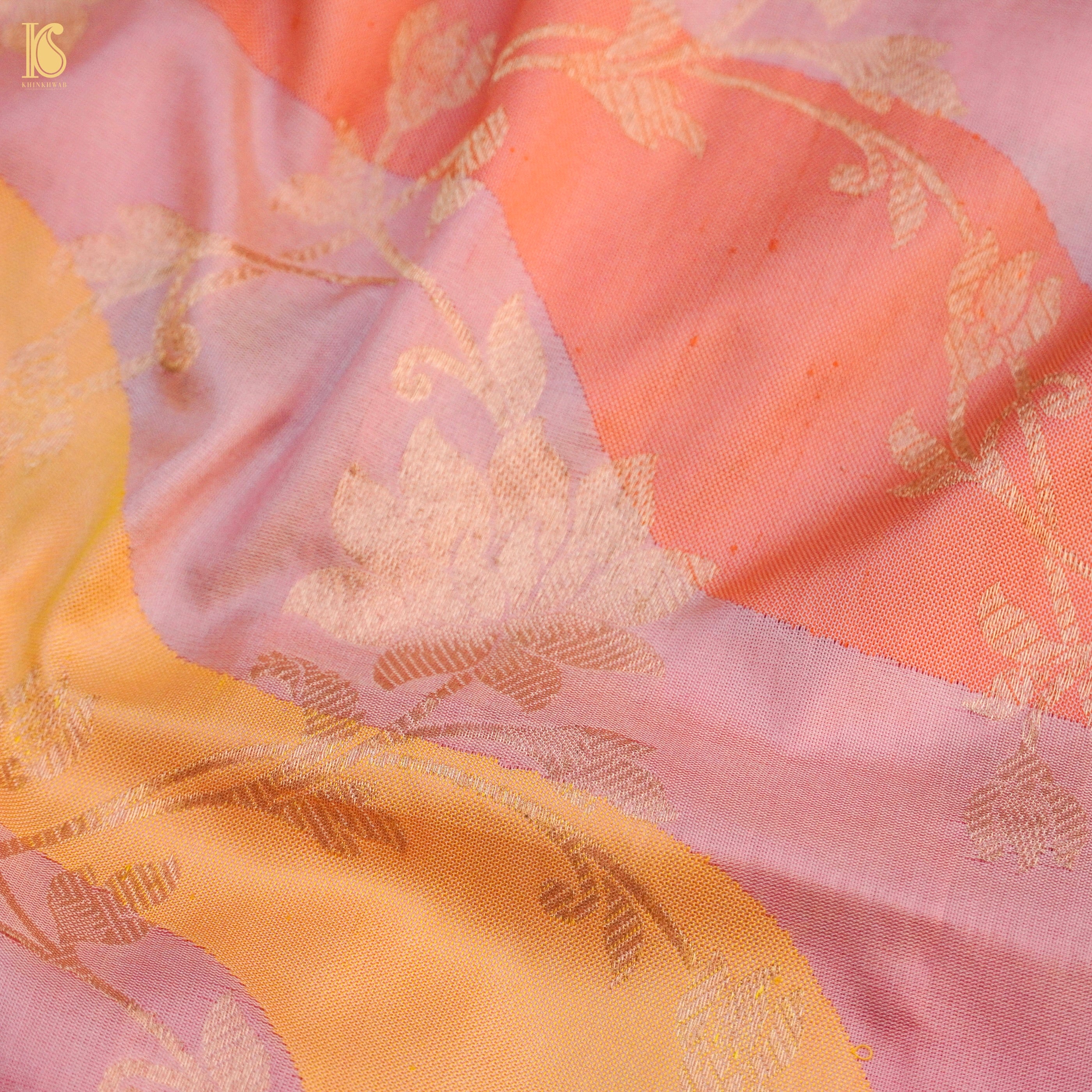 Handloom Banarasi Rangkat Silk Saree