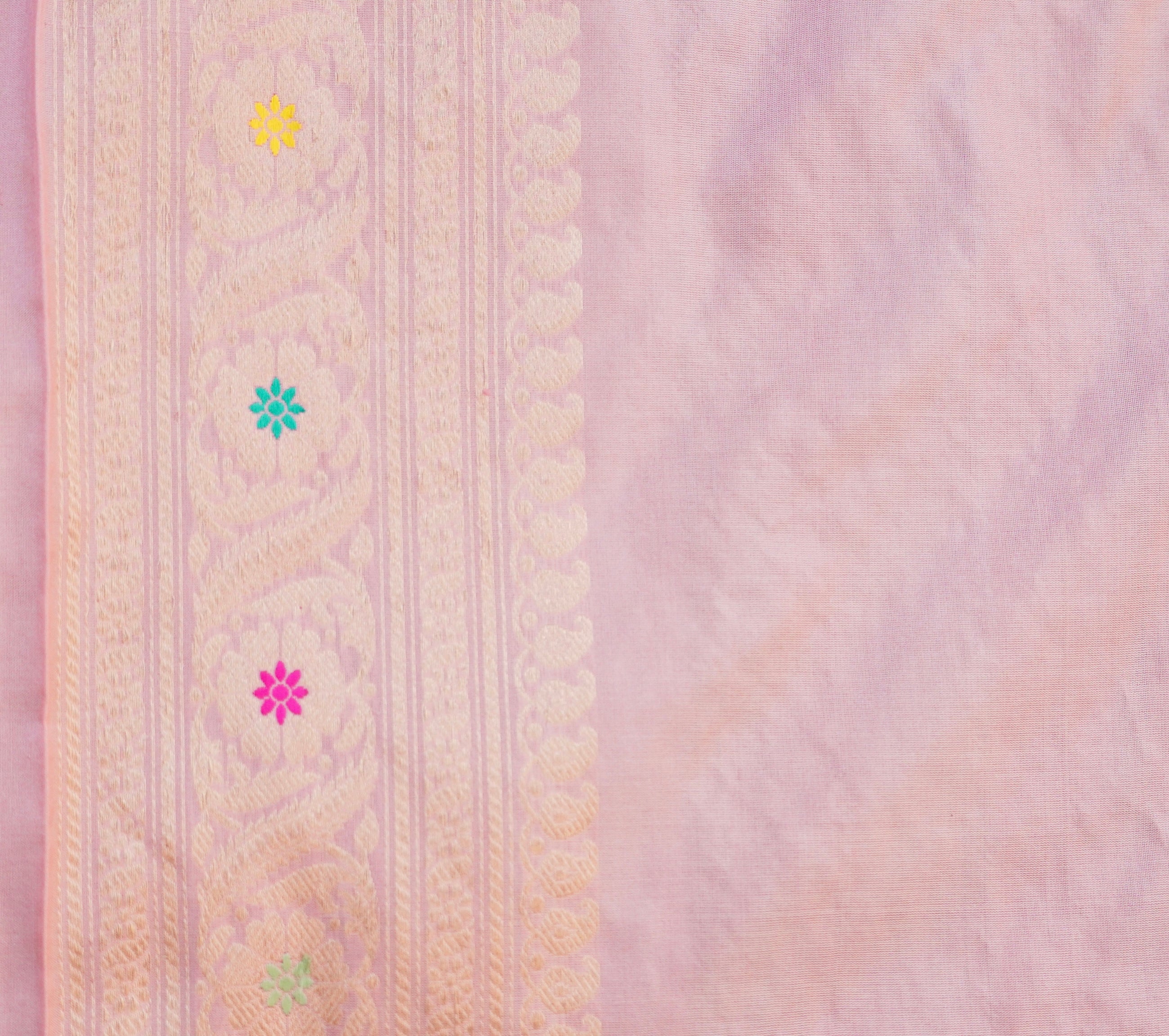 Handloom Banarasi Rangkat Silk Saree