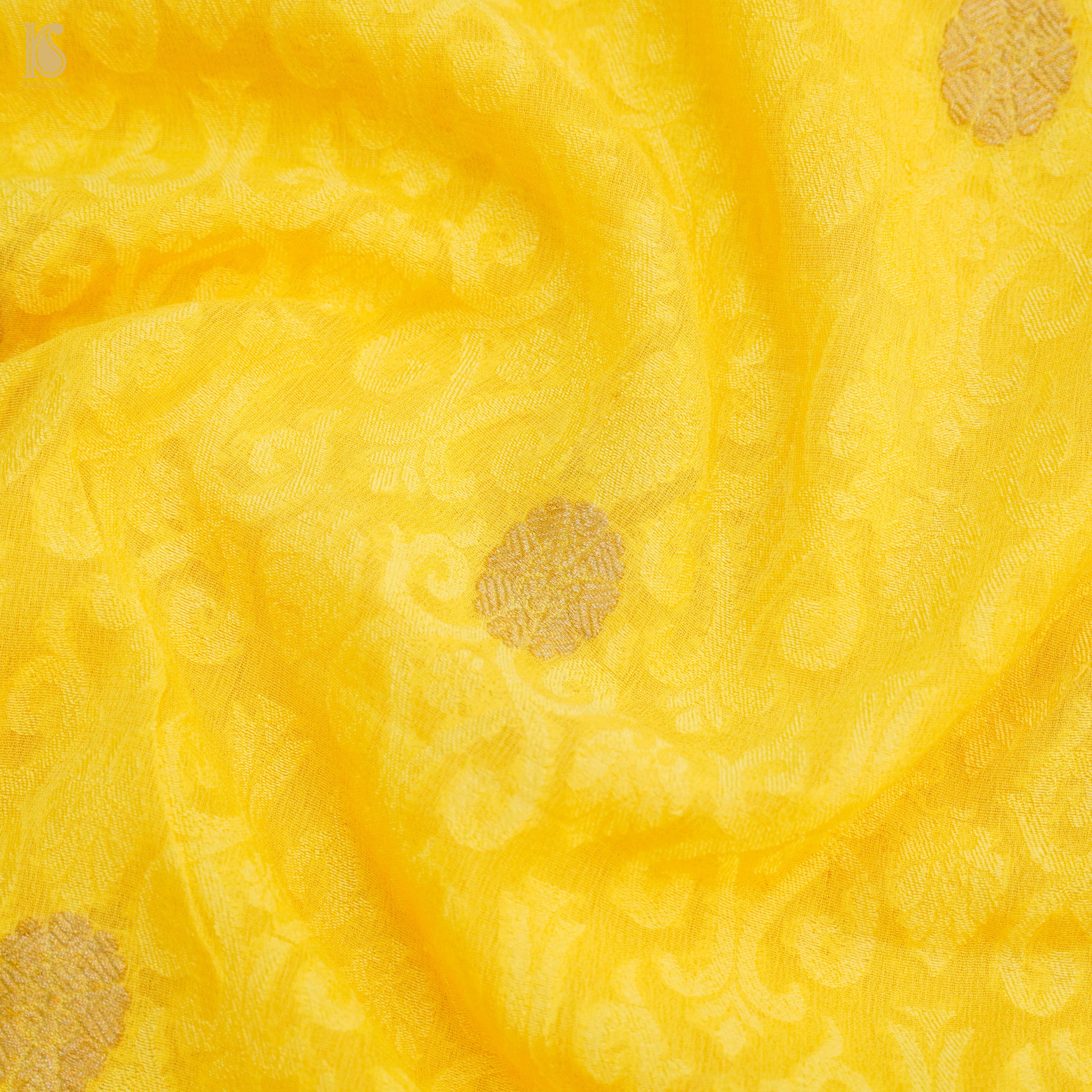 Handloom Banarasi Tanchoi Silk Fabric